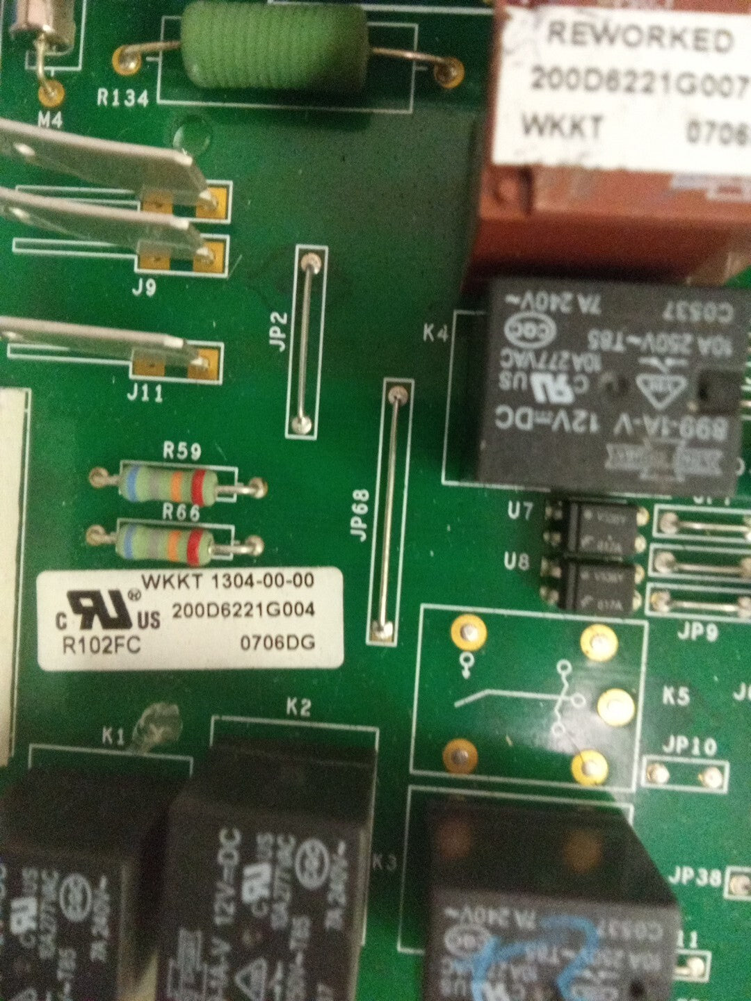 GE Refrigerator Control Board 200D6221G004 AK-718