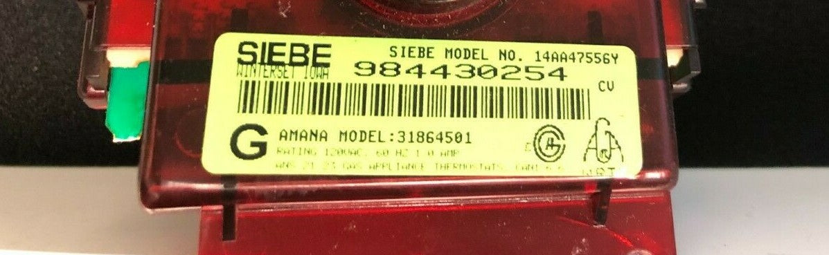 31864501 White Amana GAS Stove Range Control DC-45