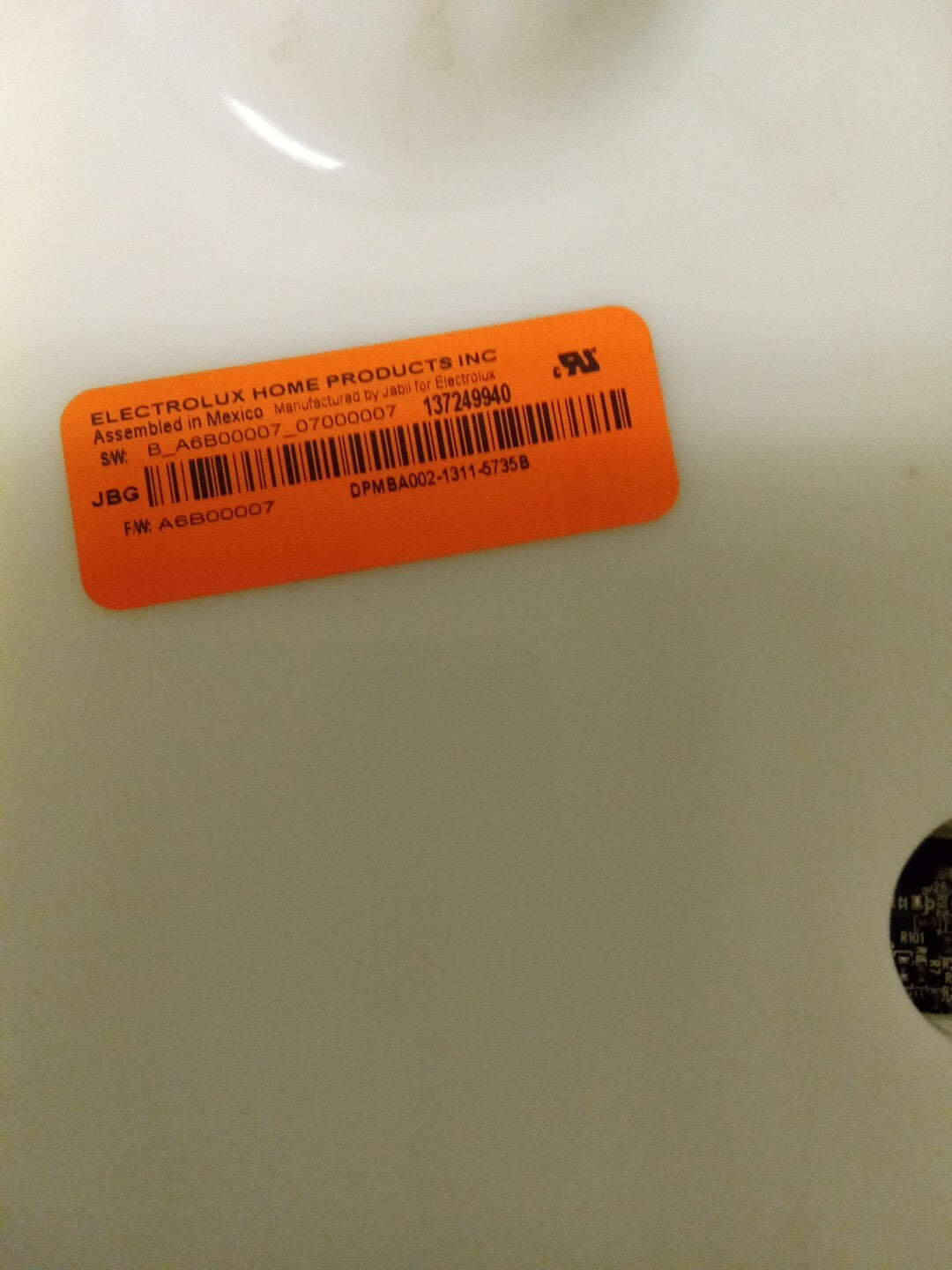 Frigidaire Dryer Control 137249940 AK-433