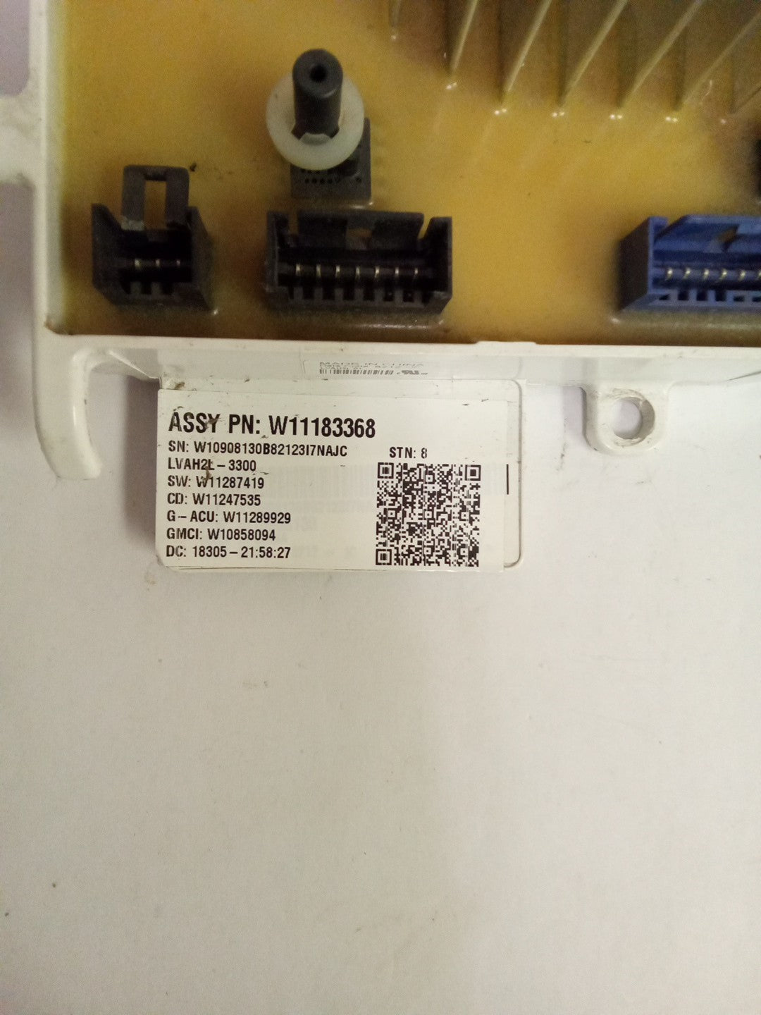 Whirlpool Washer Control Board W11183368 AMK-750