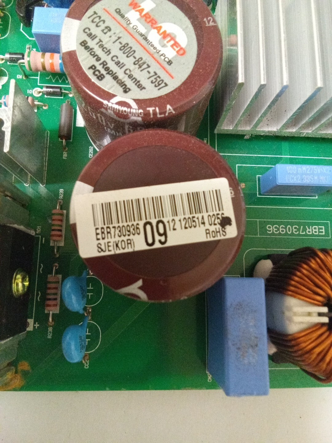 LG Fridge Control Board EBR73093609 AMK-296