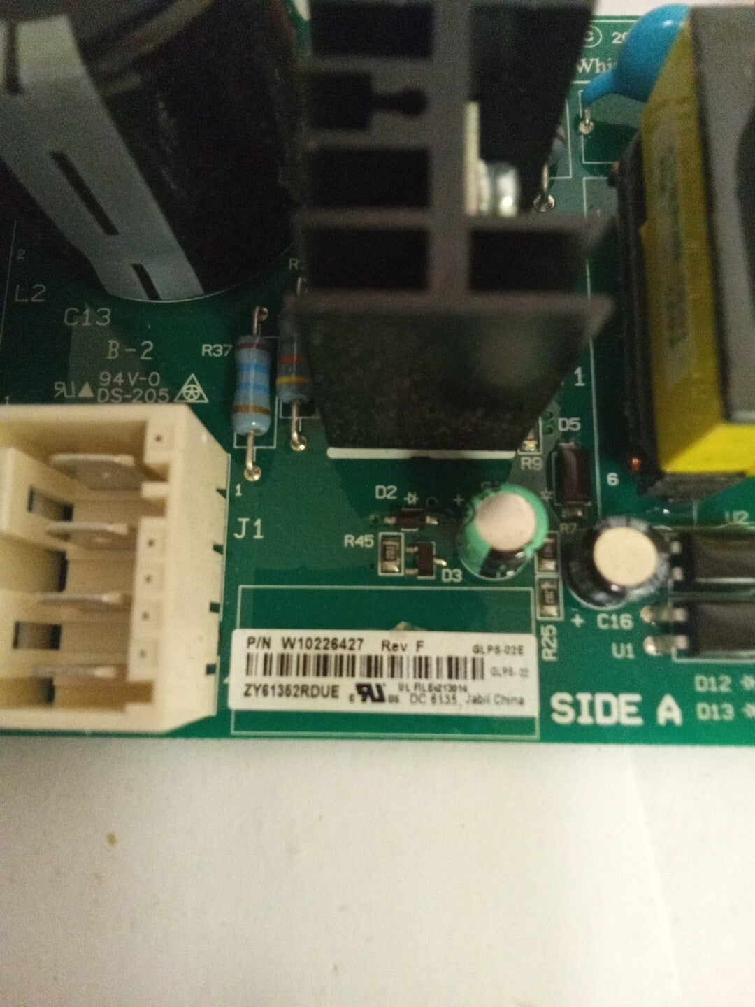Whirlpool Refrigerator Inverter Control Board W10226427 AMK-72