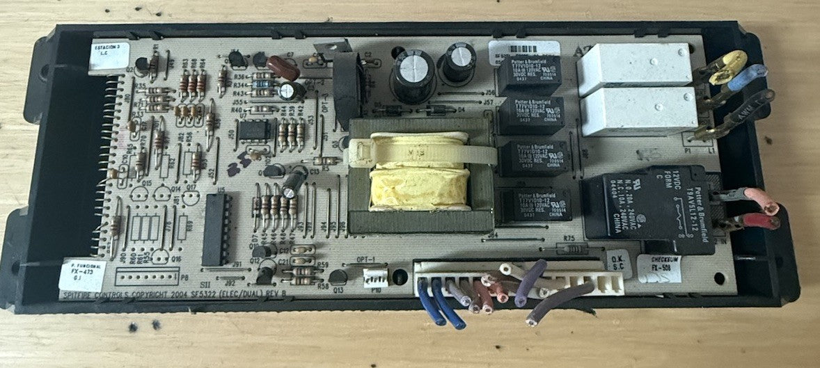 Used Frigidaire 316418305 Range Oven Timer Control Board JB190