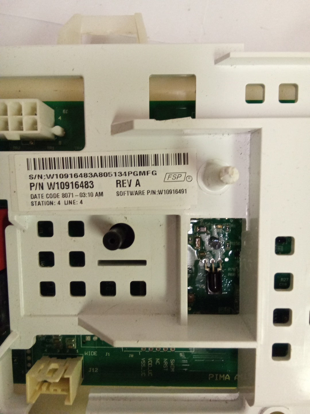 Whirlpool Washer Control Board W10916483 AMK-741