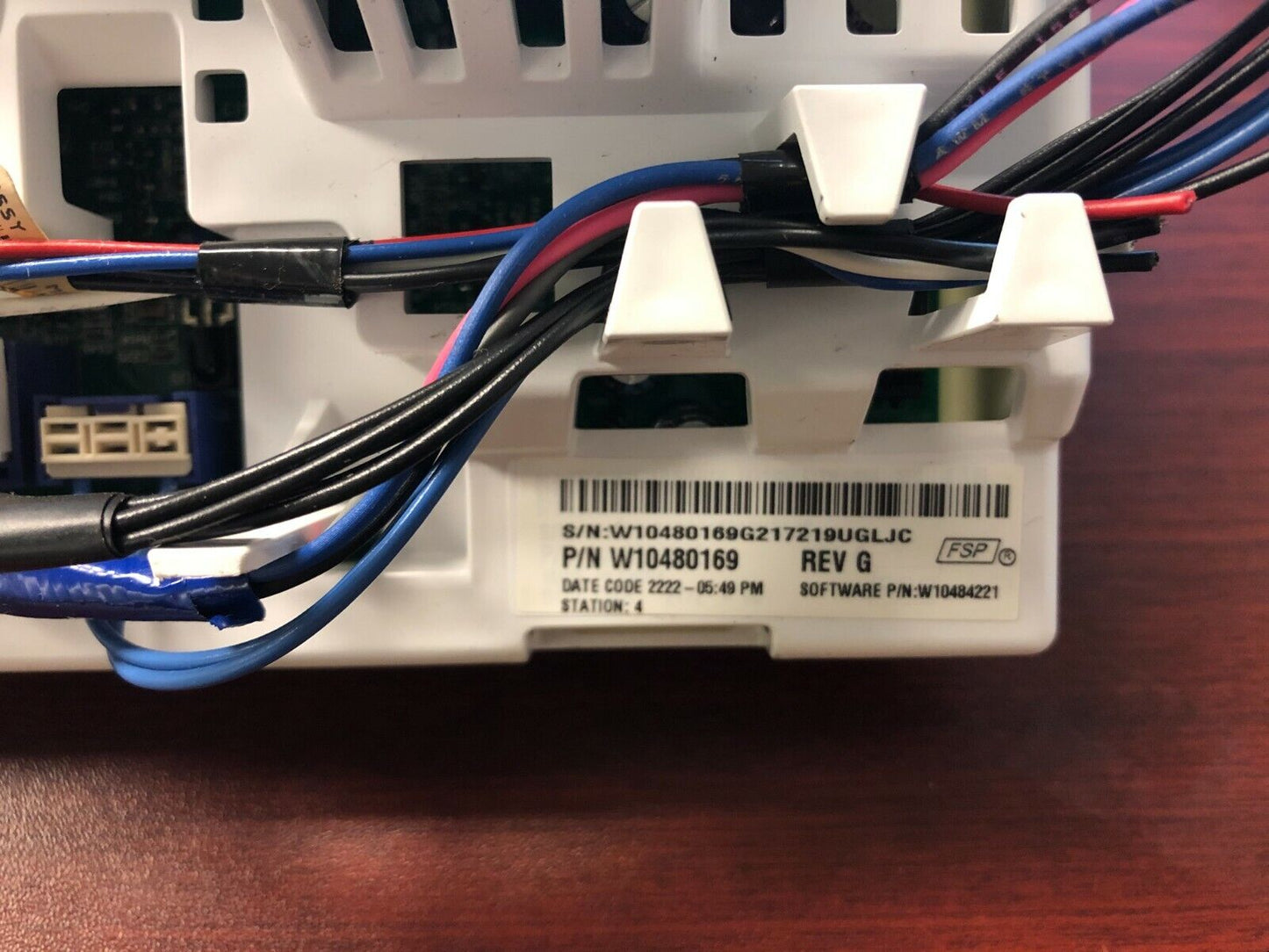 WHIRLPOOL WASHER CONTROL BOARD PART # w10480169 DC707