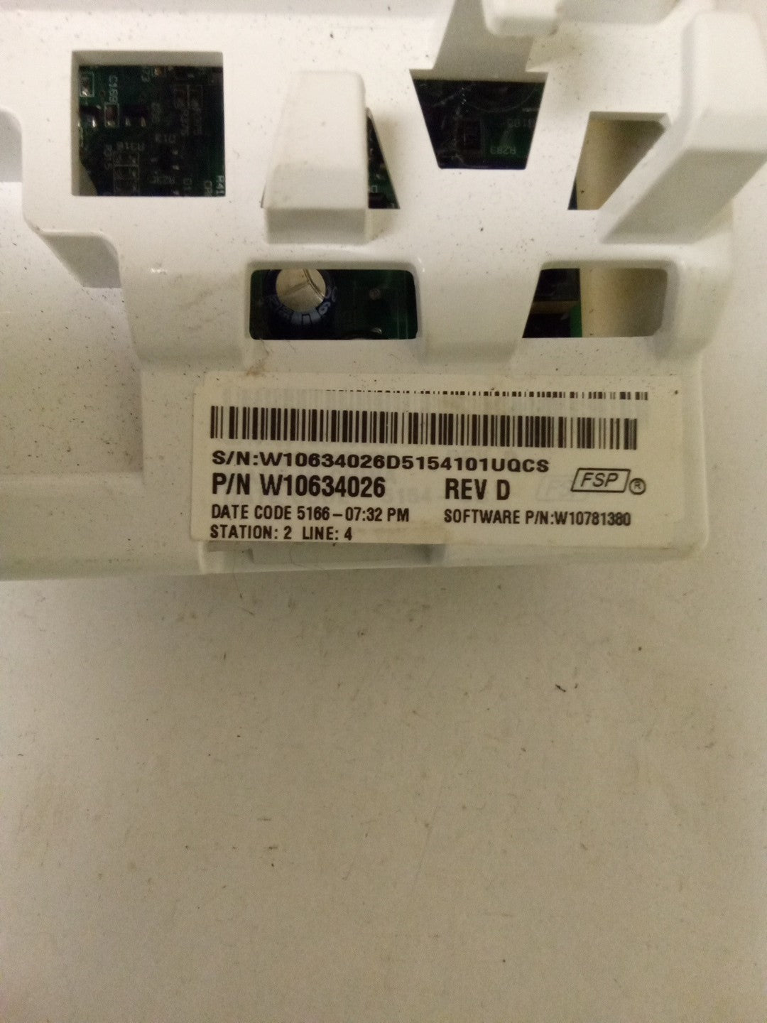 Whirlpool Washer Control Board W10634026 AMK-576