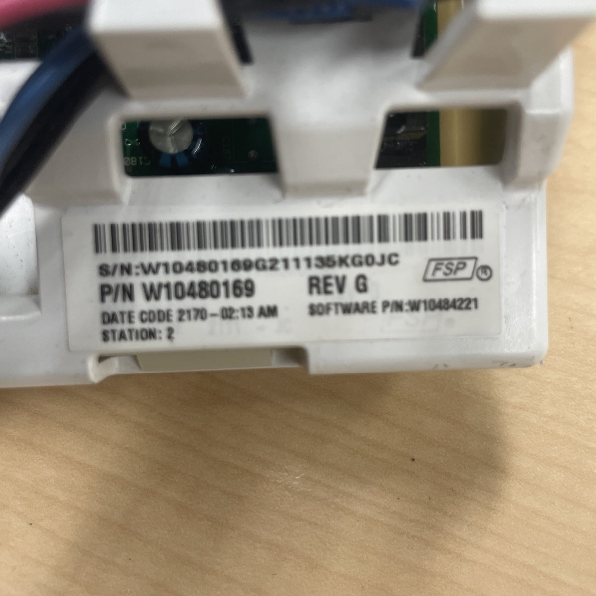 Whirlpool Washer Control Board W10480169 BA64