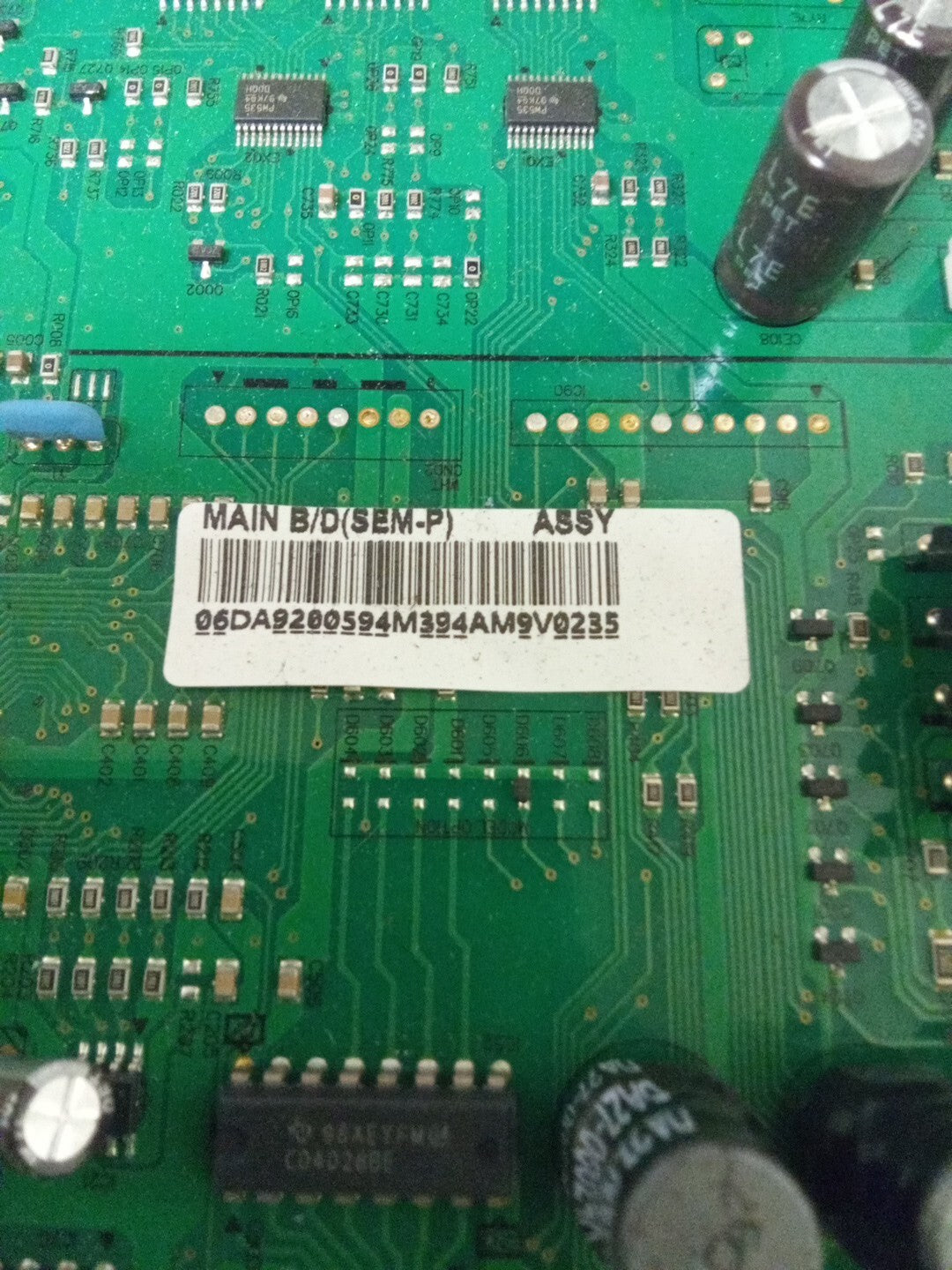 Samsung Refrigerator Control Board DA92-00594M AK-988