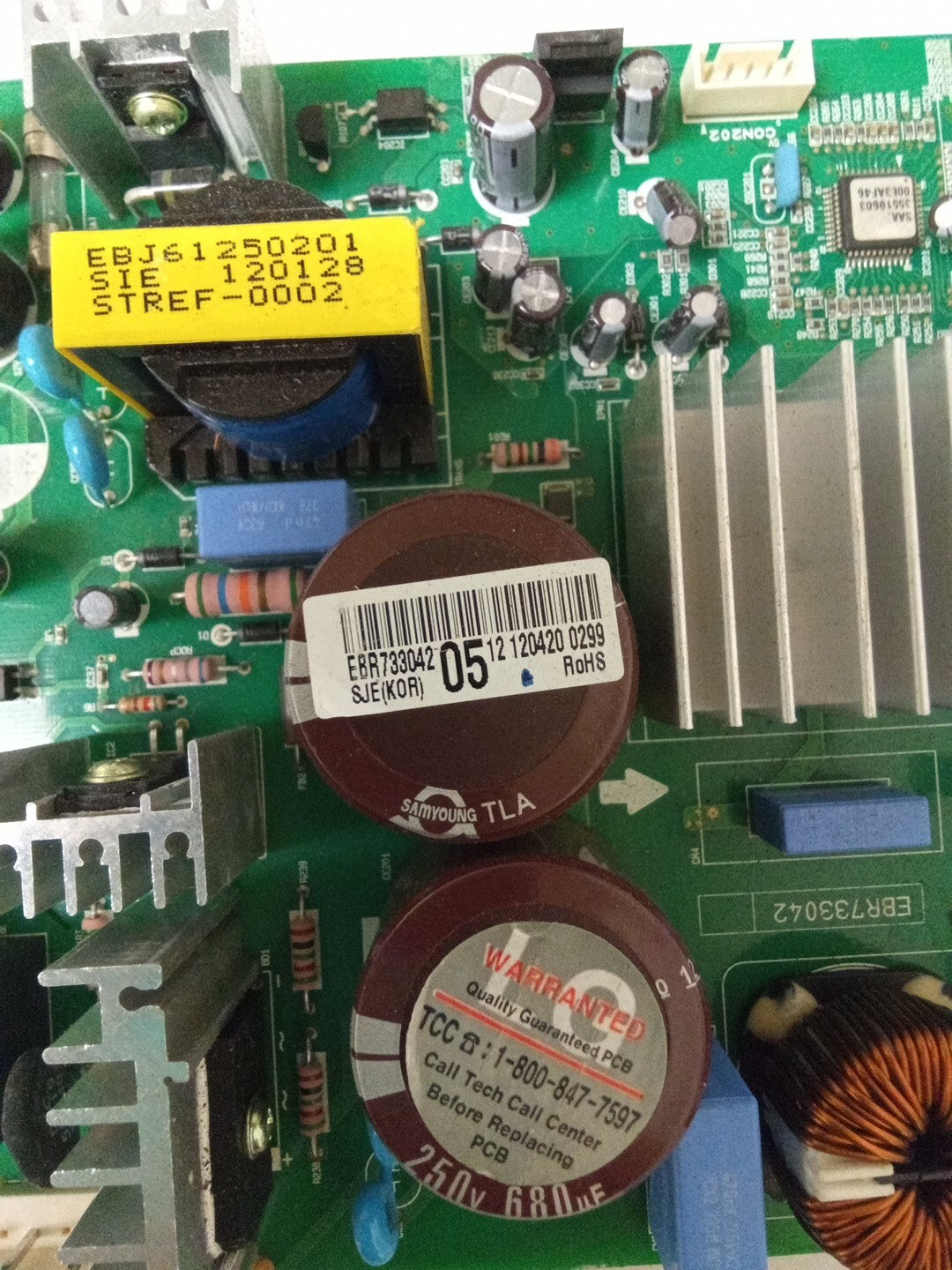 LG Refrigerator Control Board EBR73304205 AK-919