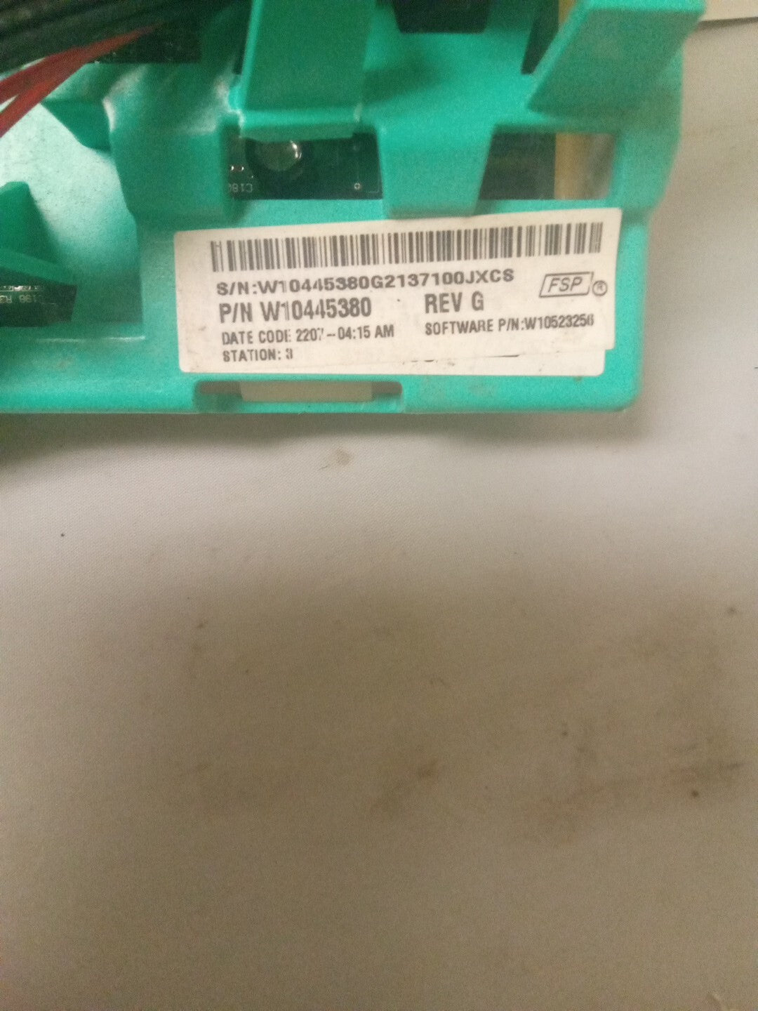 Whirlpool Washer Control Board W10445380 AK-531