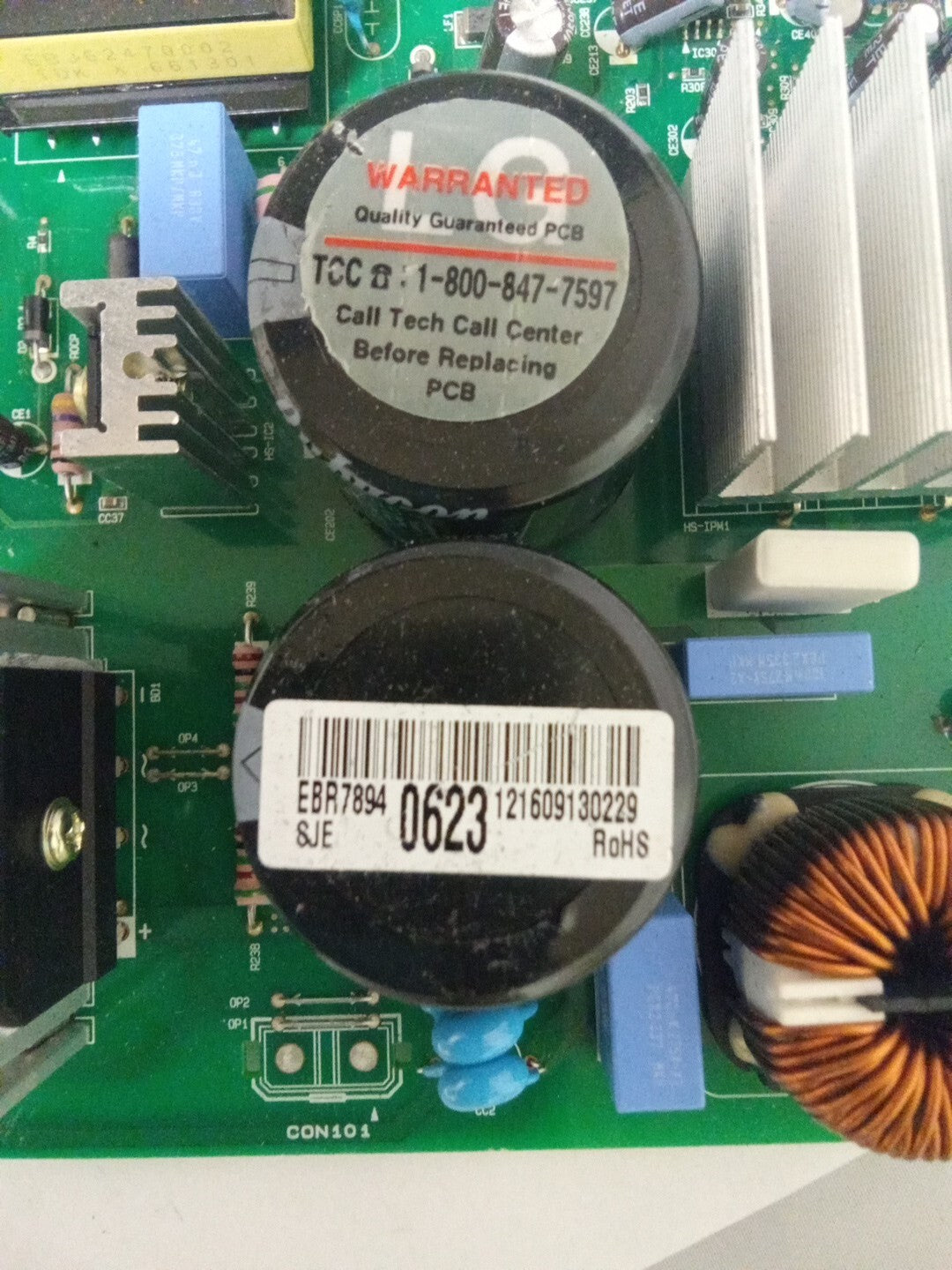 LG Refrigerator Control Board EBR78940623 EBR789406 AK-847