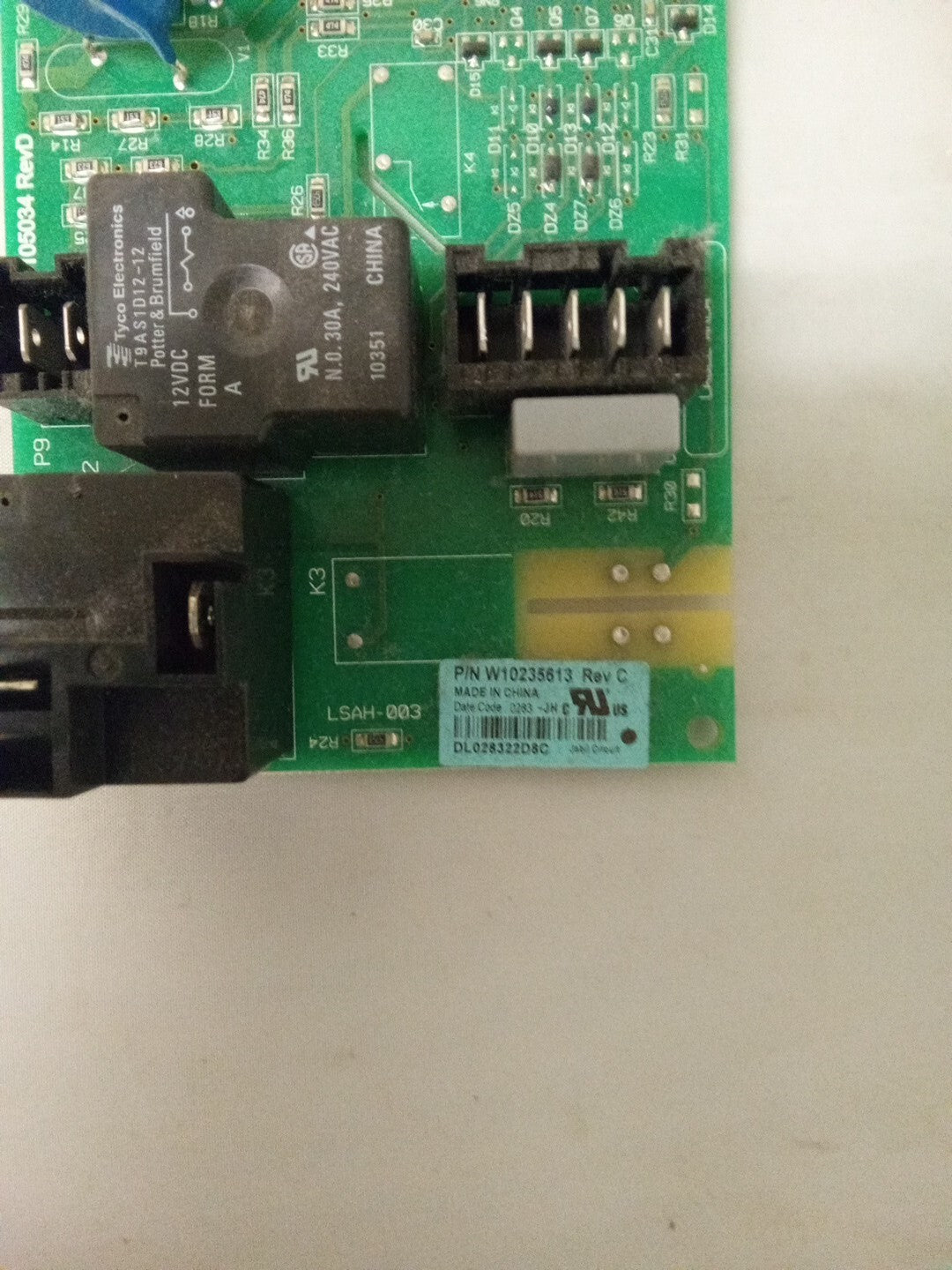 Whirlpool Dryer Control Board - Part # W10235613 AK-441