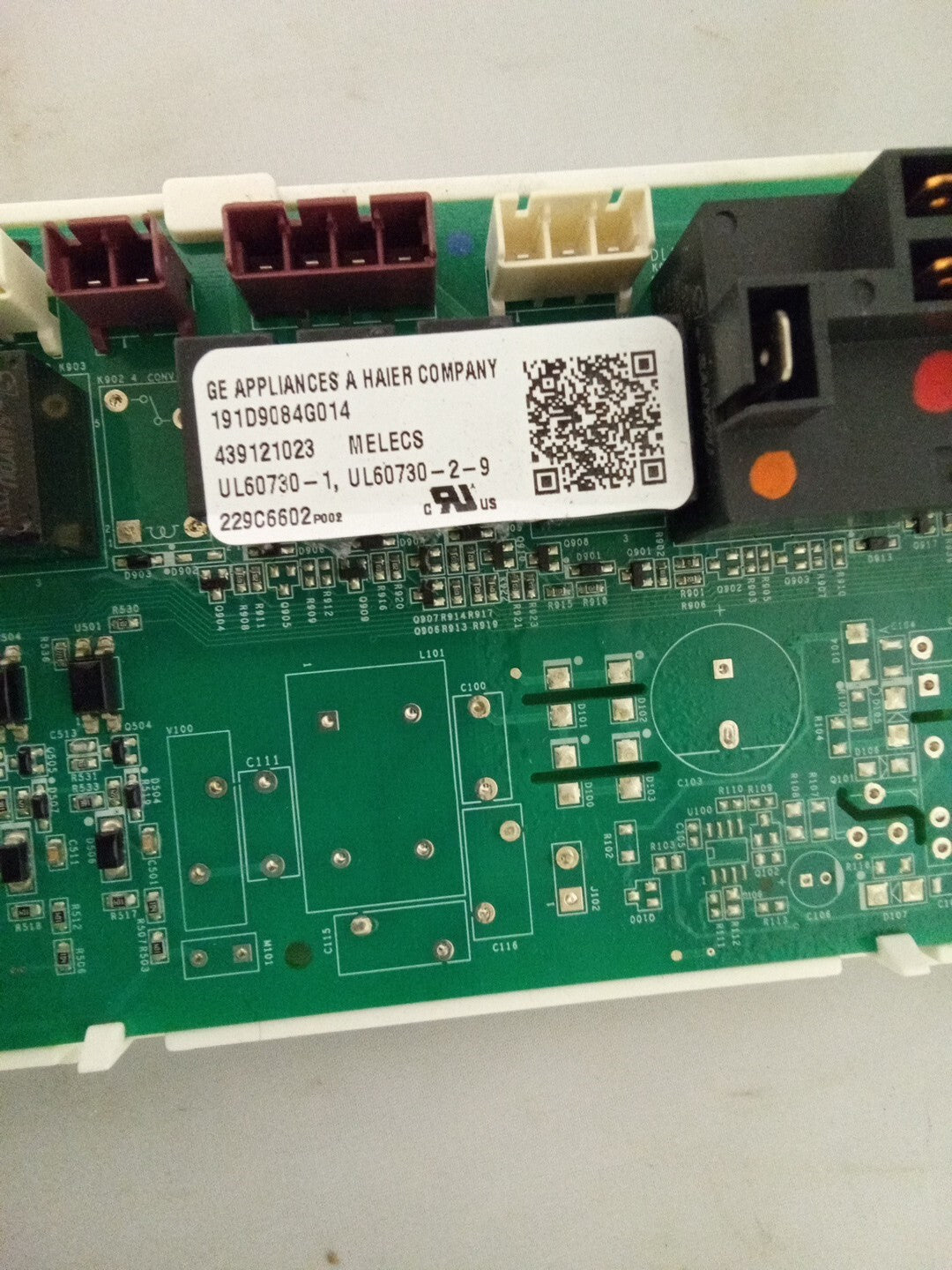 GE Oven Control Board 191D9084G014 AK-622