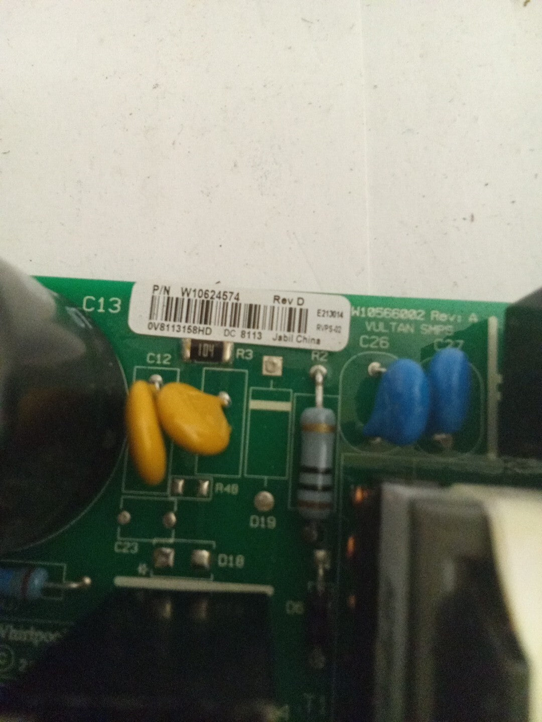 Whirlpool Fridge Control W10624574 AMK-204