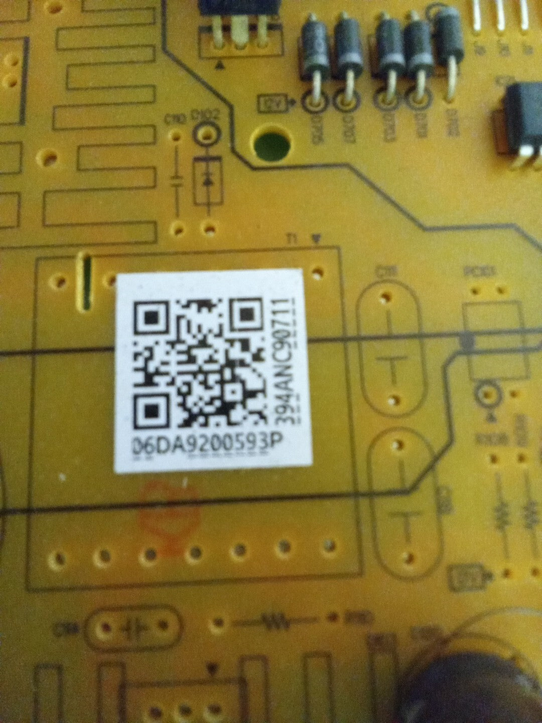 Samsung Refrigerator Main Control Board DA92-00593P AMK-51