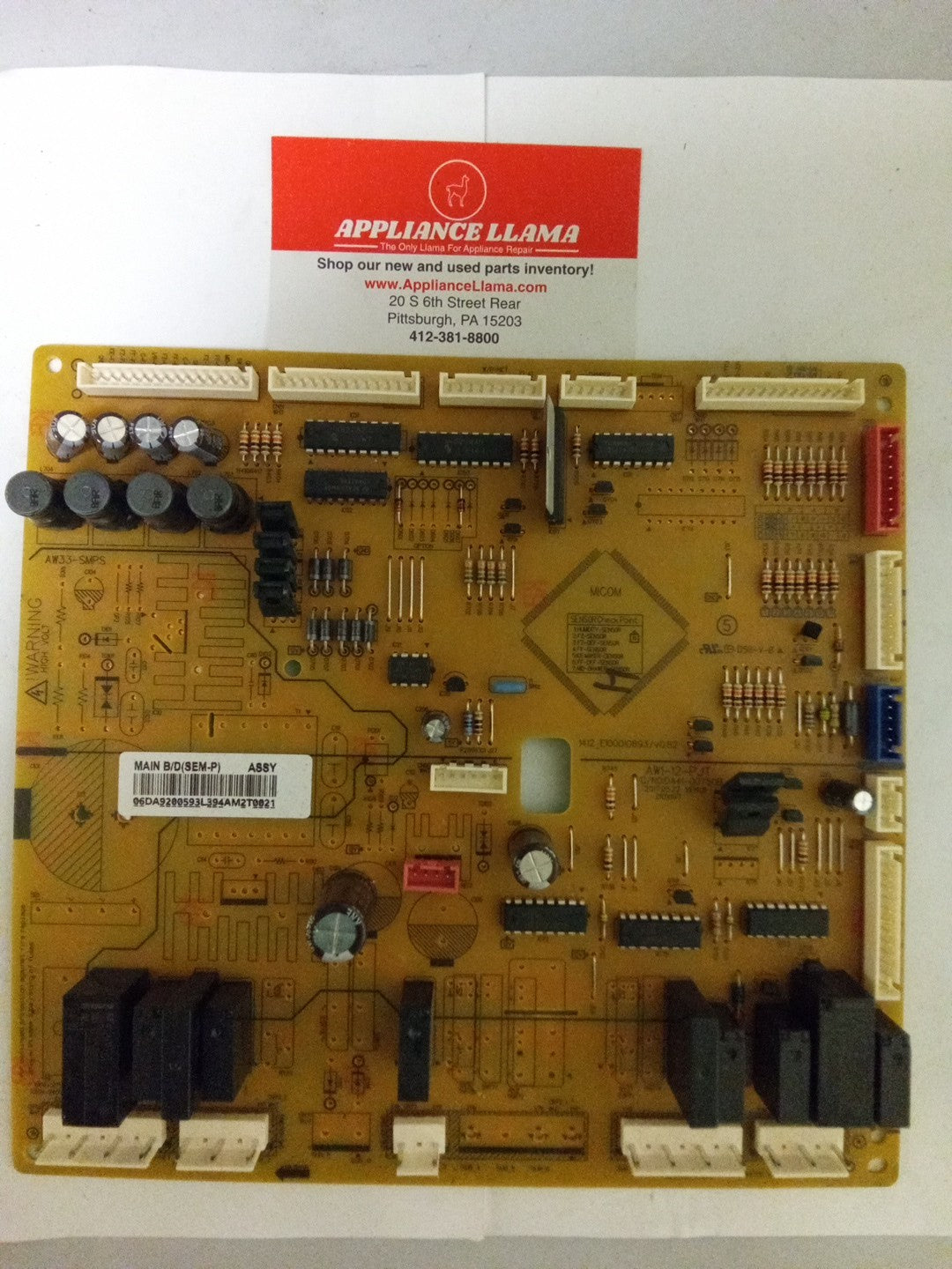 Samsung Refrigerator Control DA92-00593L AMK-265