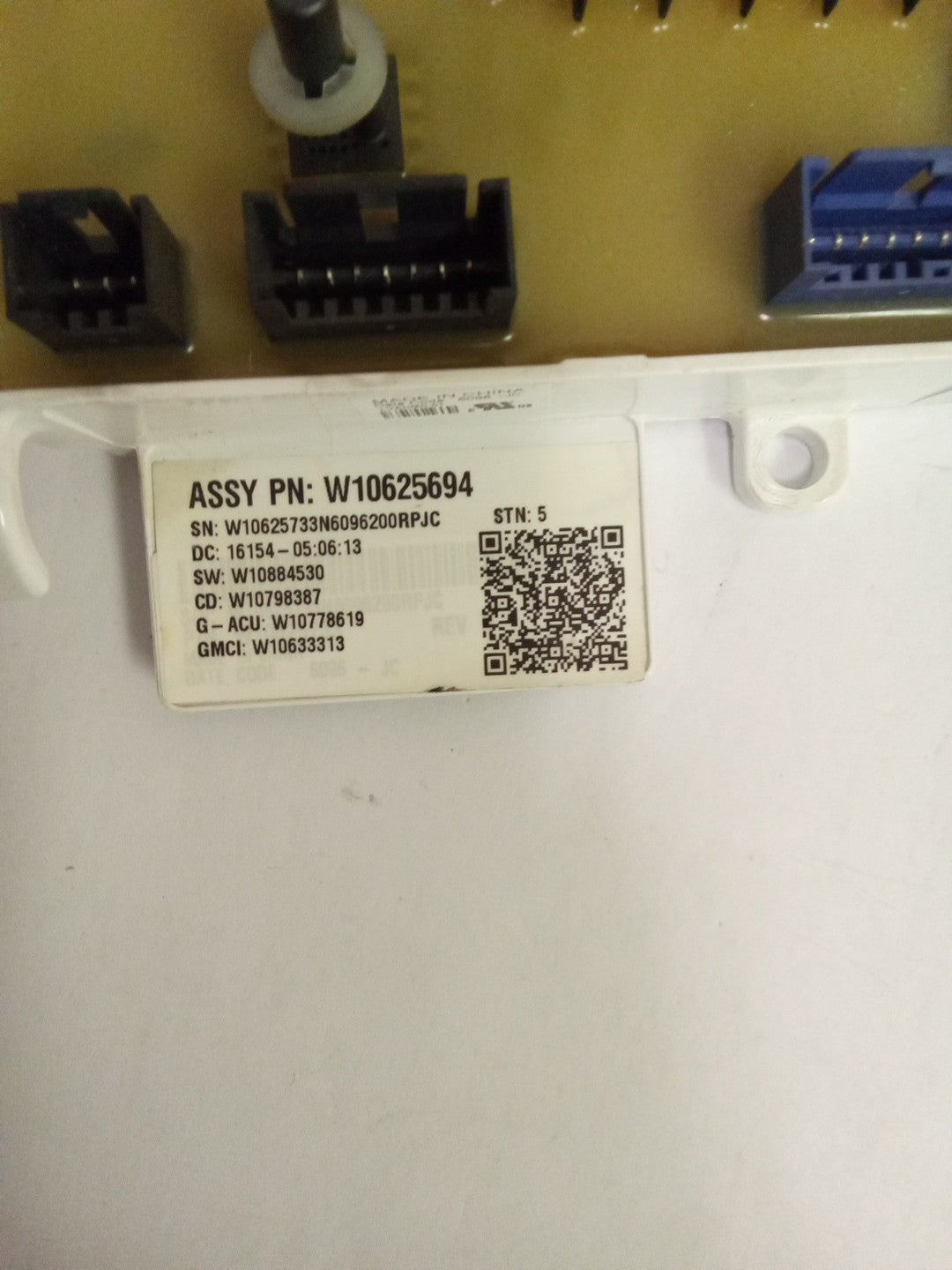 Maytag Washer Control Board W10625694 AMK-717