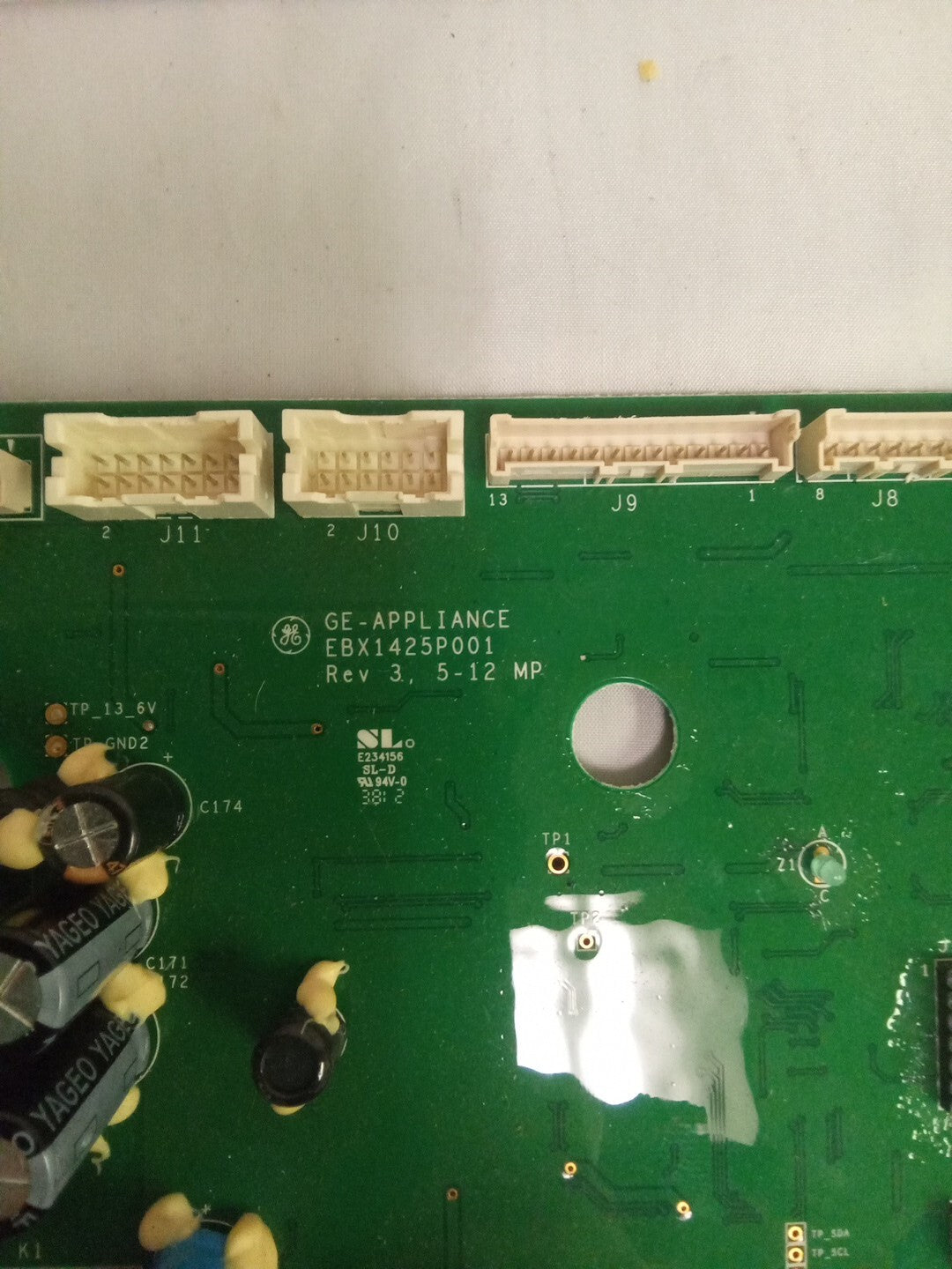 GE 197D8501G502 EBX1425P001 Refrigerator Control Board AK-659