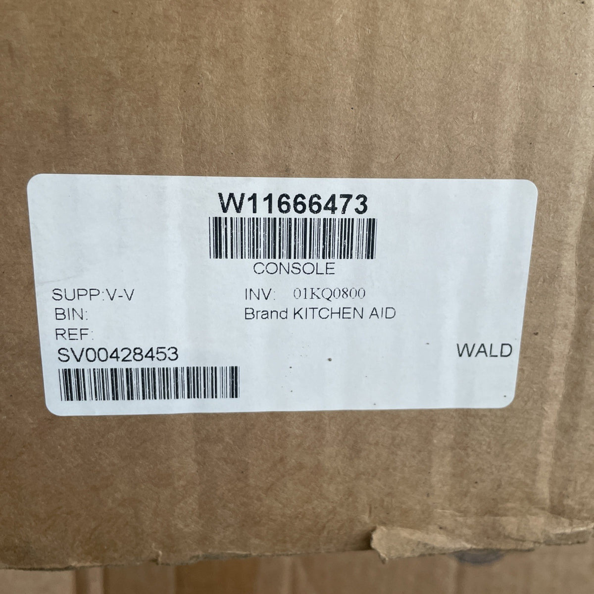 KichenAid Double Wall Oven Control Panel W11666473 BA145