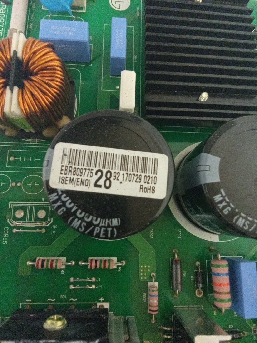 LG Fridge Control Board EBR80977528 AMK-158