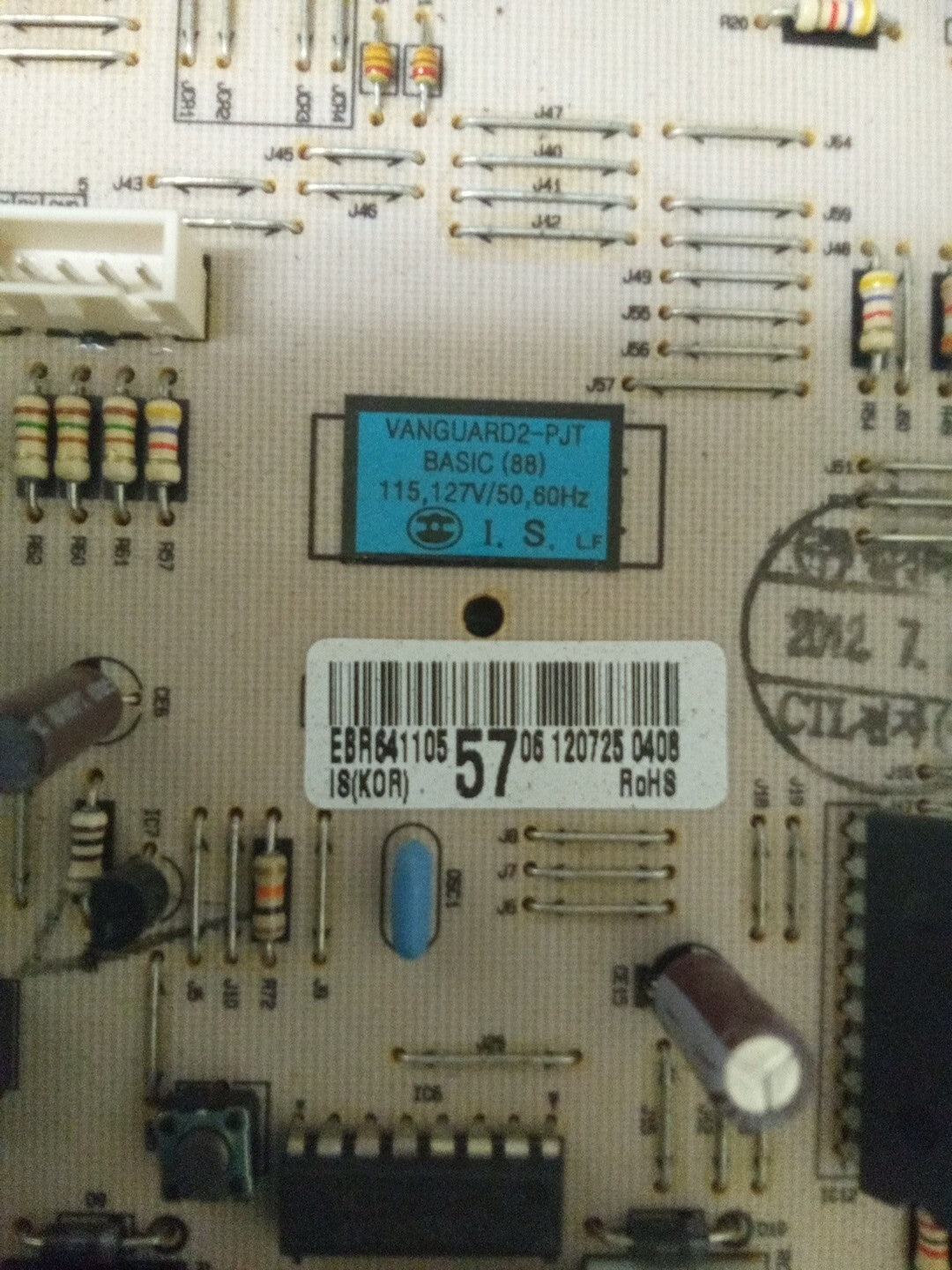 LG Fridge Control Board EBR64110557 AK-960