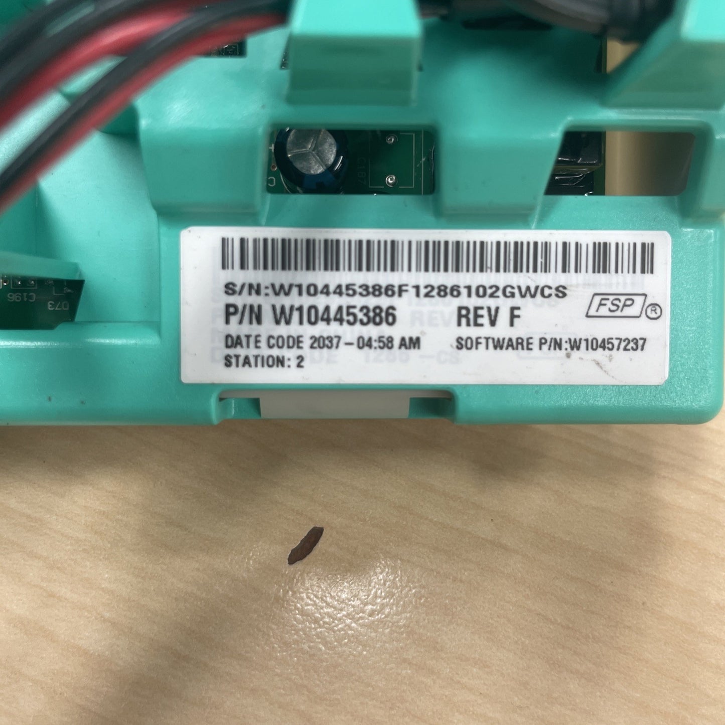 Maytag Washer Control Board W10445386 BA54