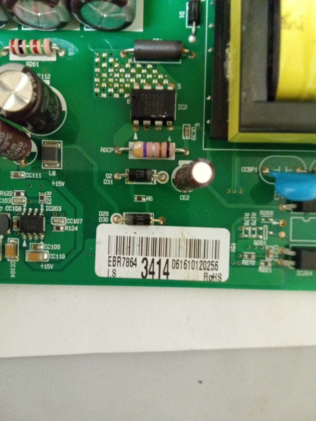 EBR78643414 LG Refrigerator Control Board AMK-634