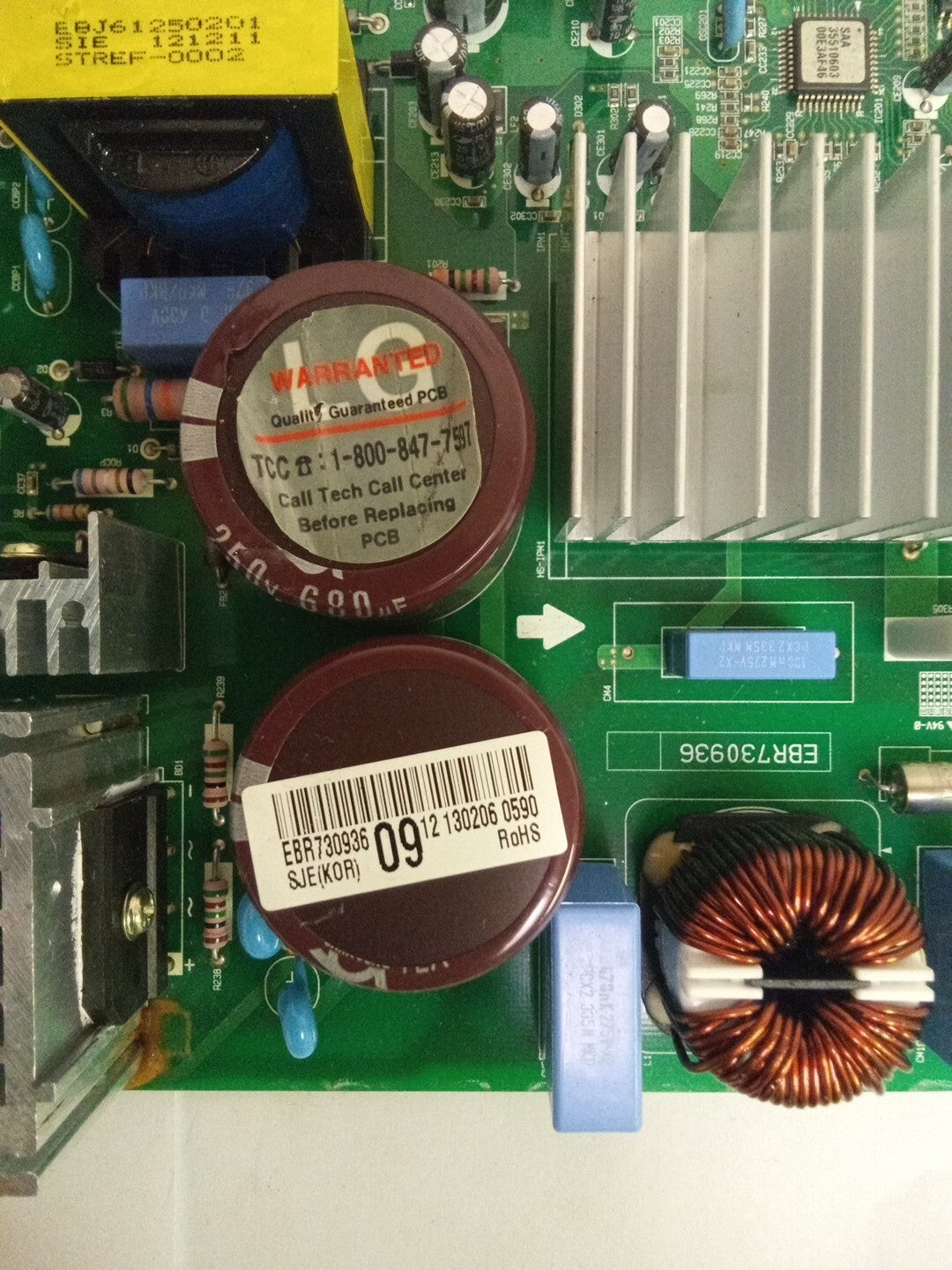 LG Refrigerator Control Board EBR73093606 AK-849