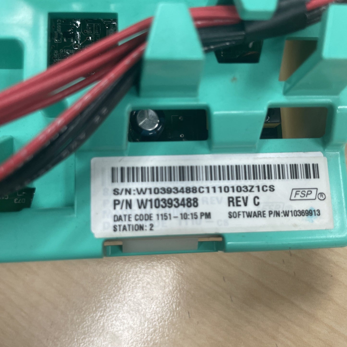 Whirlpool Washer Control Board W10393488 - BA47