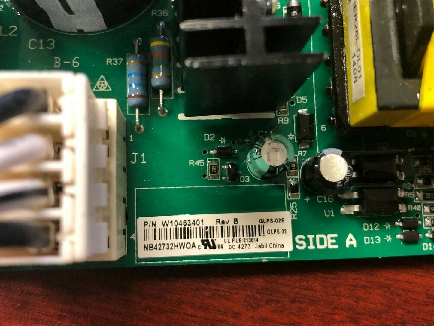 Whirlpool Refrigerator Electronic Control Board W10453401 / DC436