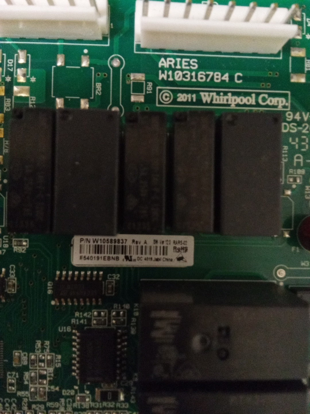 Whirlpool Fridge Control Board W10589837 AMK-618