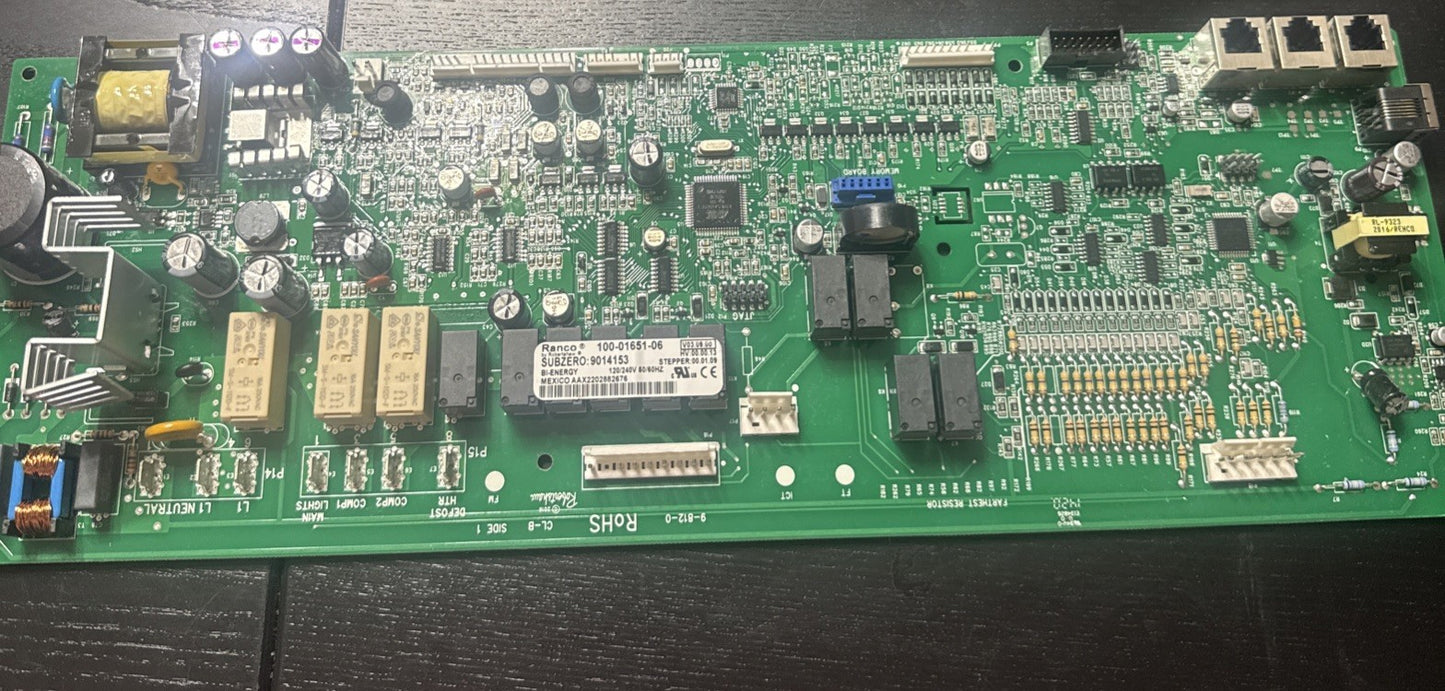 SUBZERO 9014153/100-01651-06 Refrigerator Control Board USED OBX8