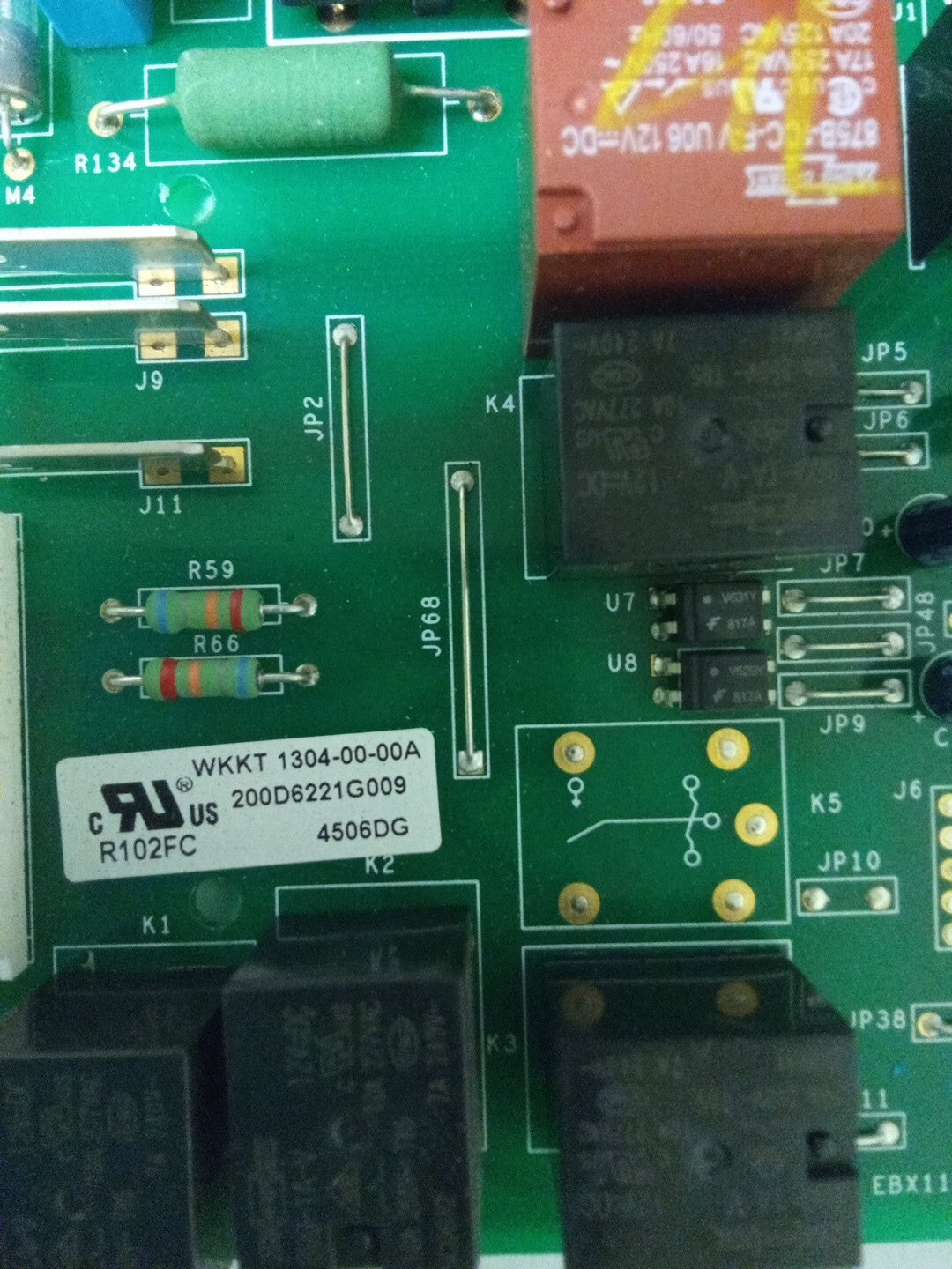 GE Refrigerator 200D6221G009 Main Control Board AK-939