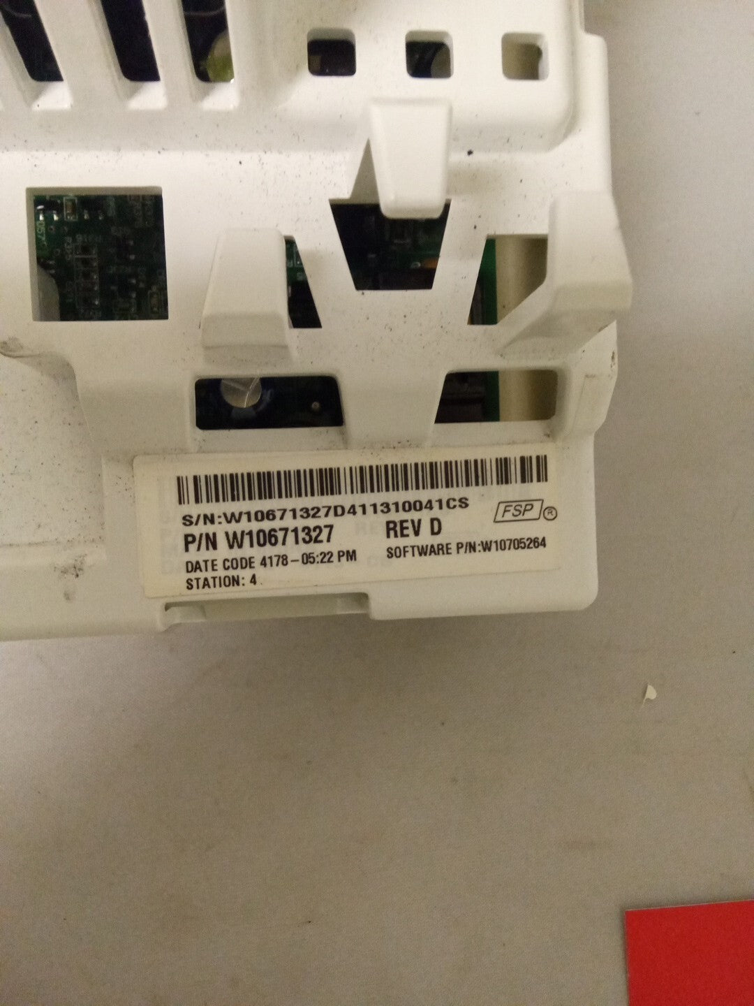 Whirlpool Washer Control Board W10671327 AK-489