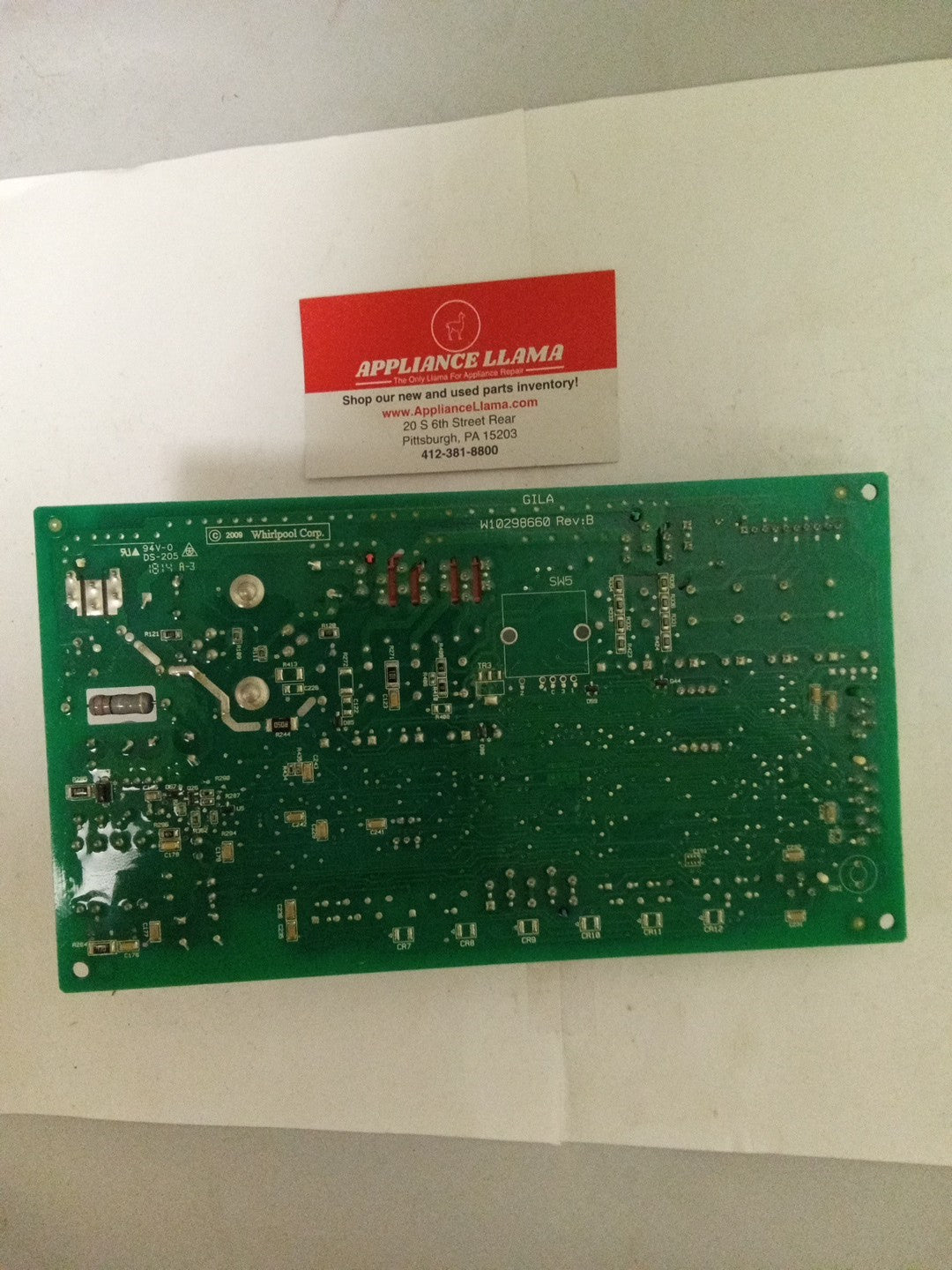 Whirlpool Washer Control Board W10253361 Rev G AMK-351