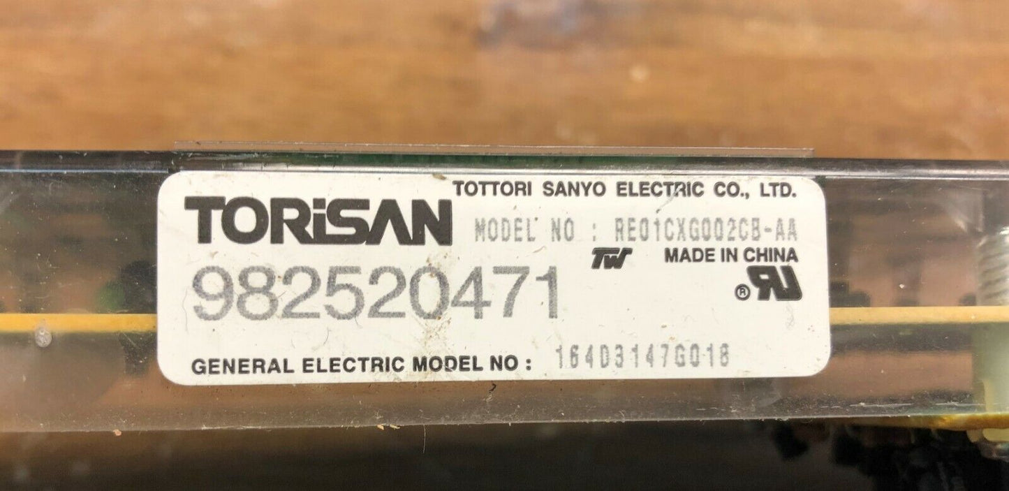 GE 164D3147G018 Oven Range Control Board 982520471 Used DC1