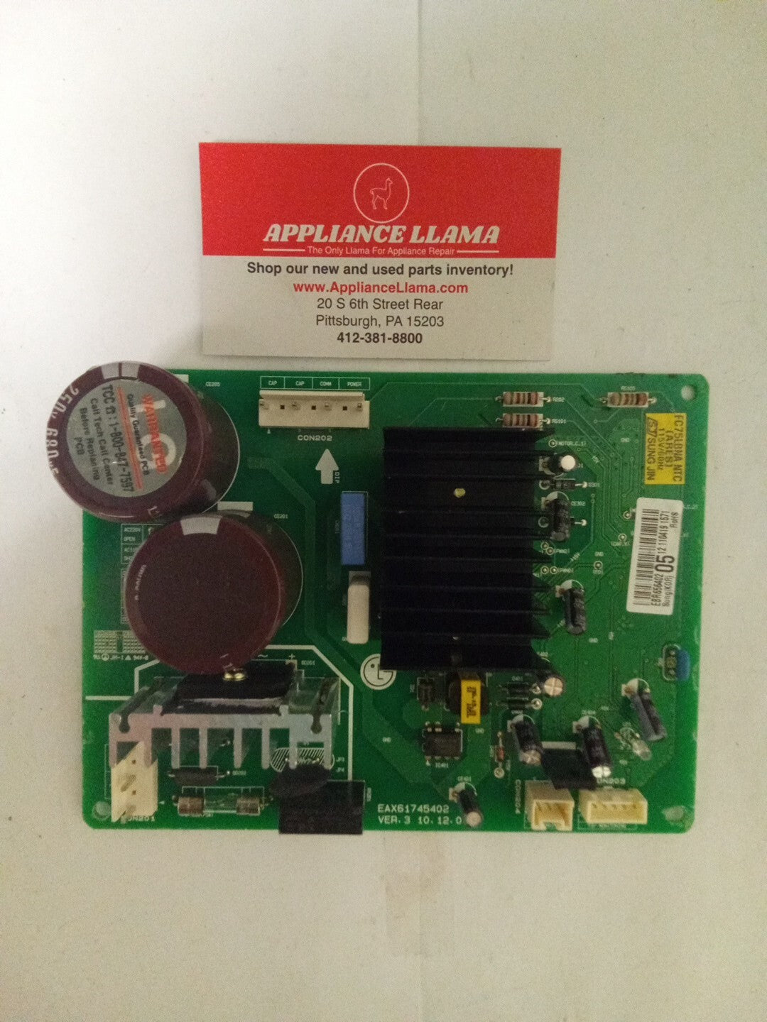 LG Refrigerator Control Board EBR65640205 AMK-81
