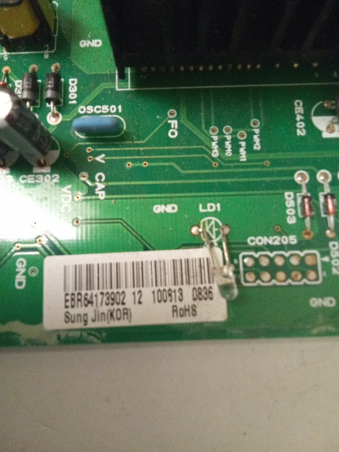 EBR64173902 LG Kenmore Control Board AMK-211
