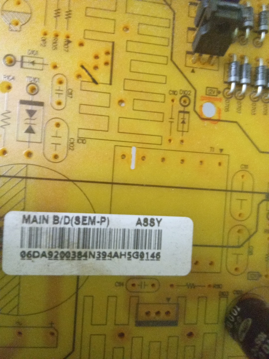 Samsung Fridge Control Board DA92-00384N AMK-475