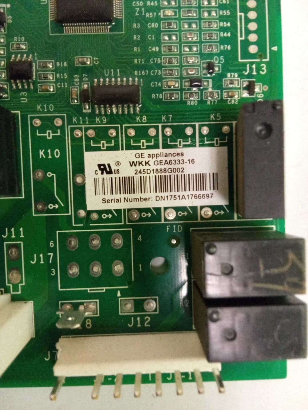GE Fridge Control Board 245D1888G002. AMK-740