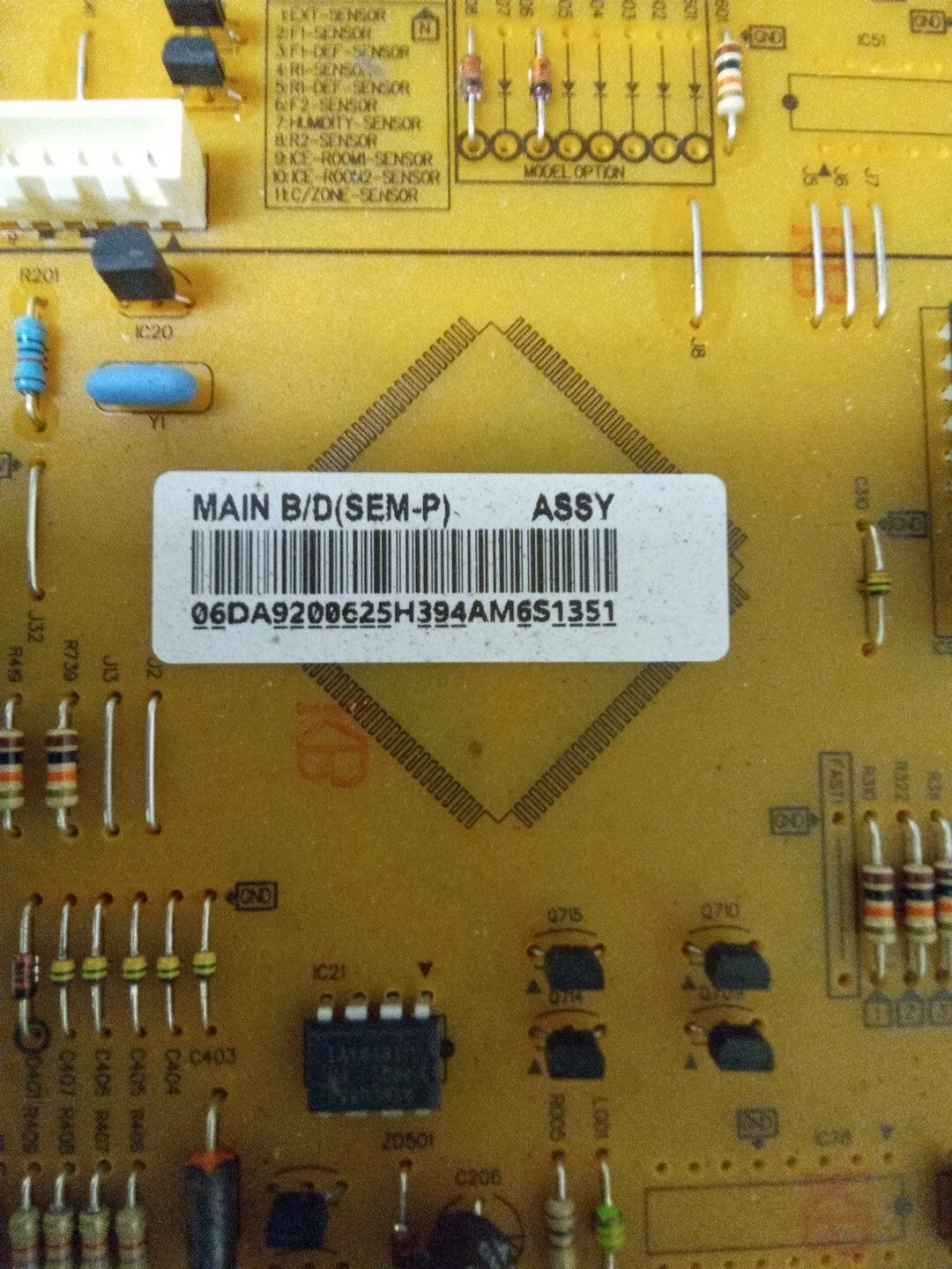 Samsung Fridge Control DA92-00625H AMK-306