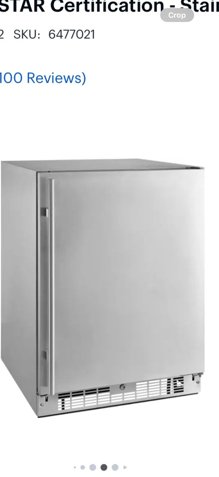 NS-OCF55SS2 Indoor/ Outdoor Fridge 5.4 Cu Ft New In Box