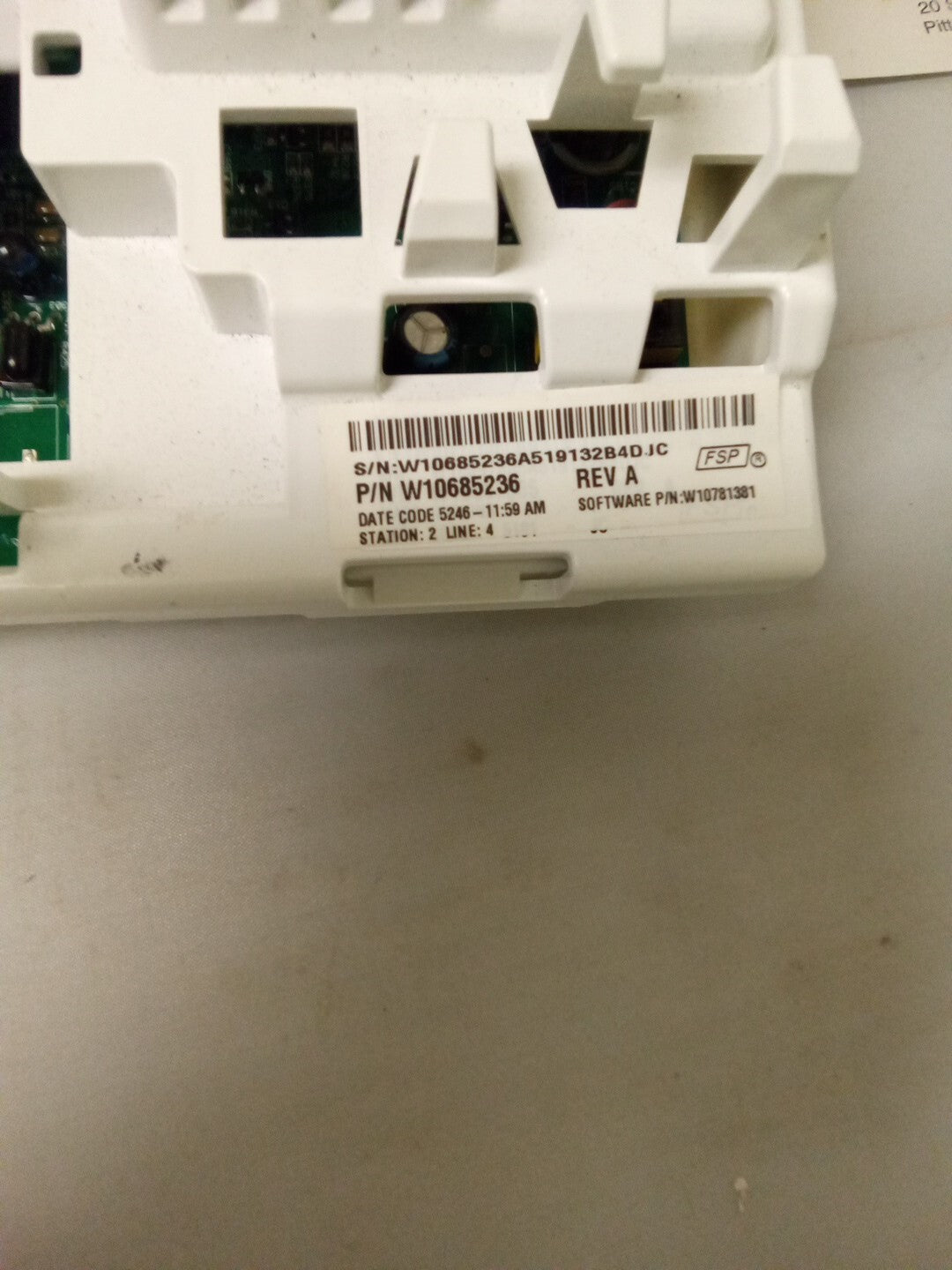 W10685236 Whirlpool Washer Control Board AK-506