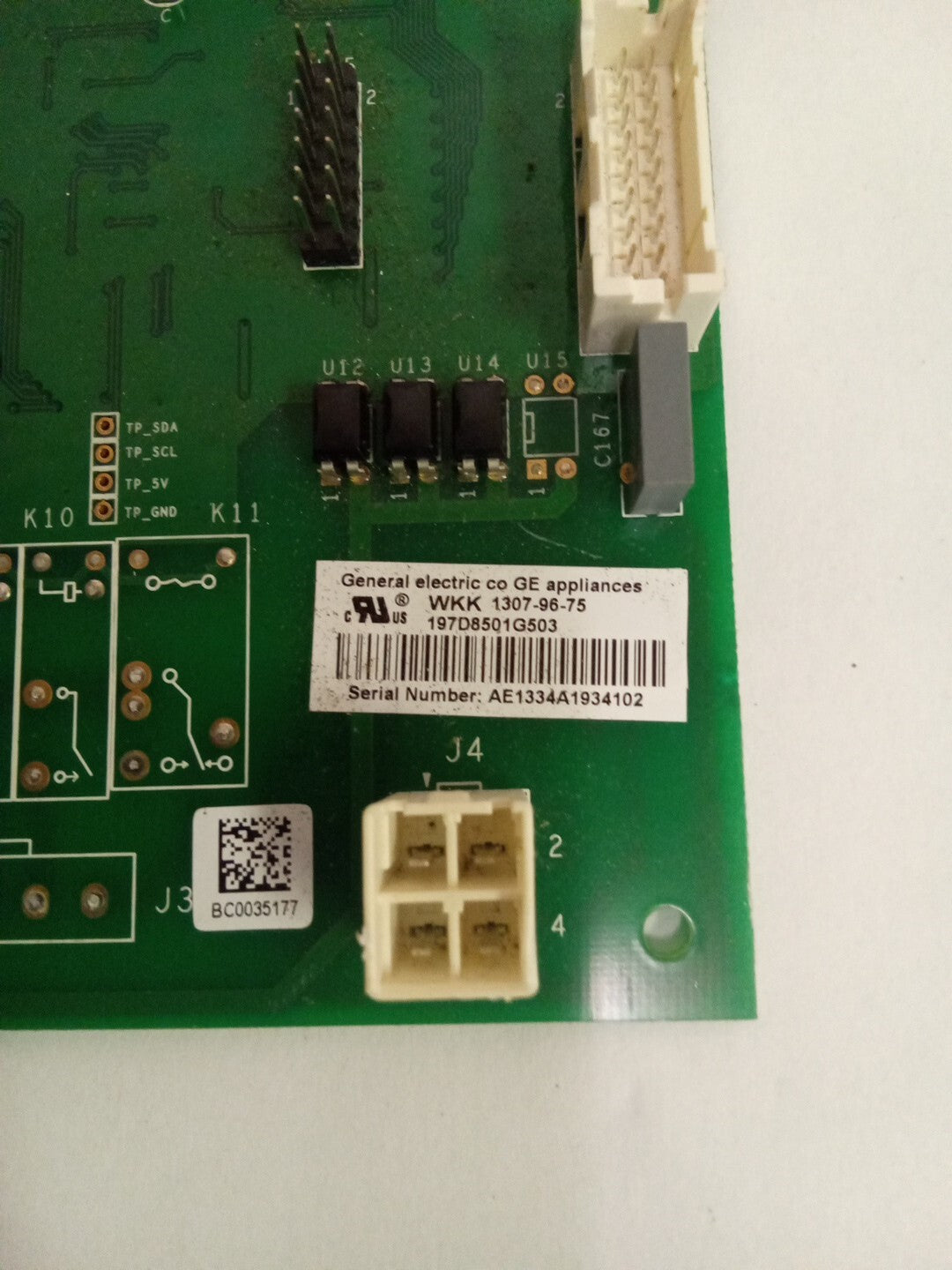 GE Refrigerator Control 197D8501G503 AK-734