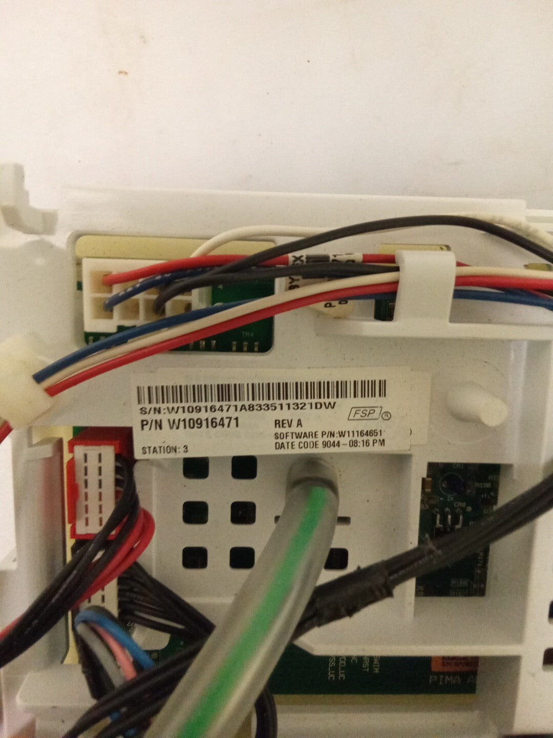 Whirlpool Washer Control Board W10916471 AK-513