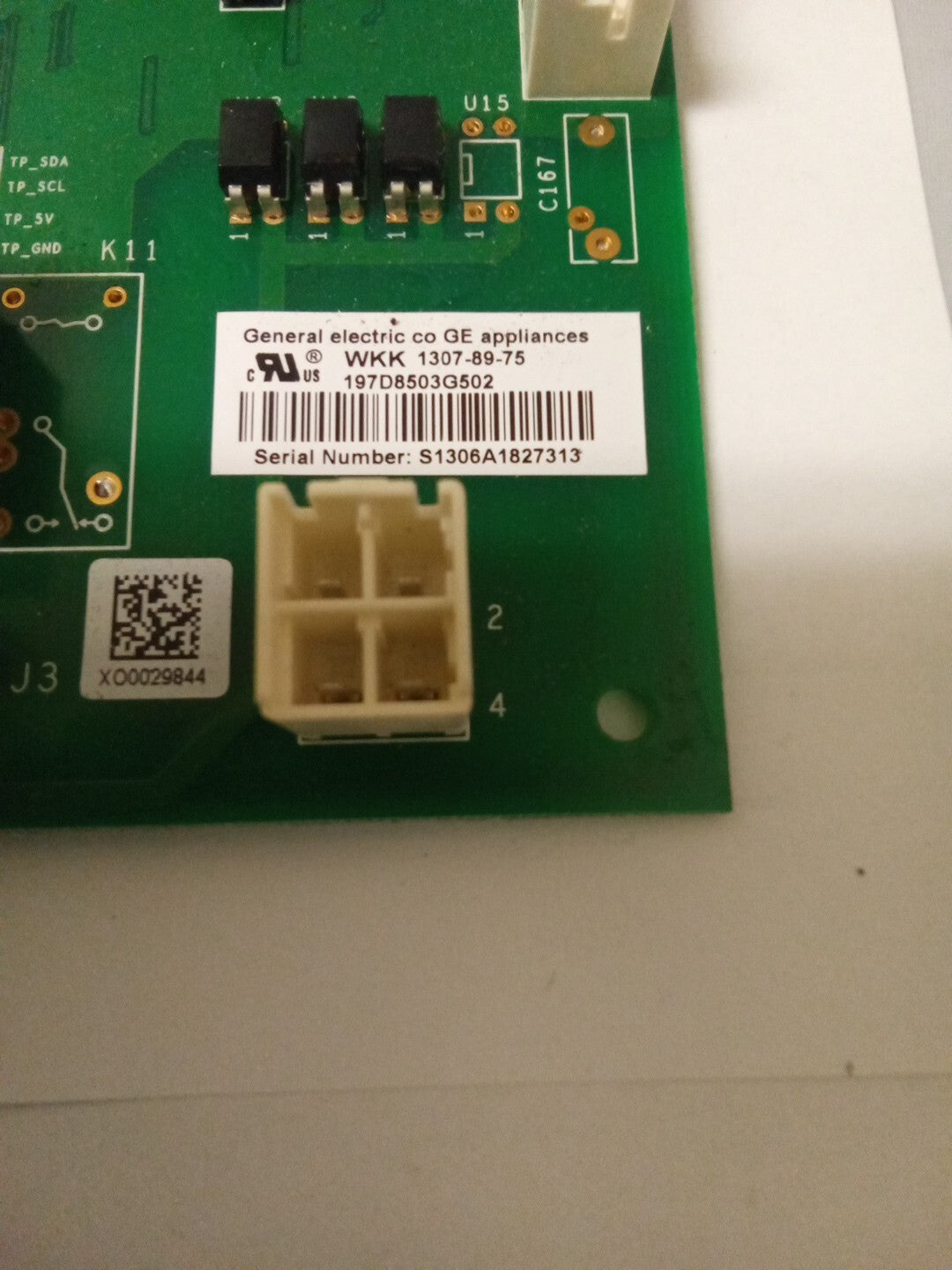 GE Refrigerator Control Board 197D8503G502 AK-786
