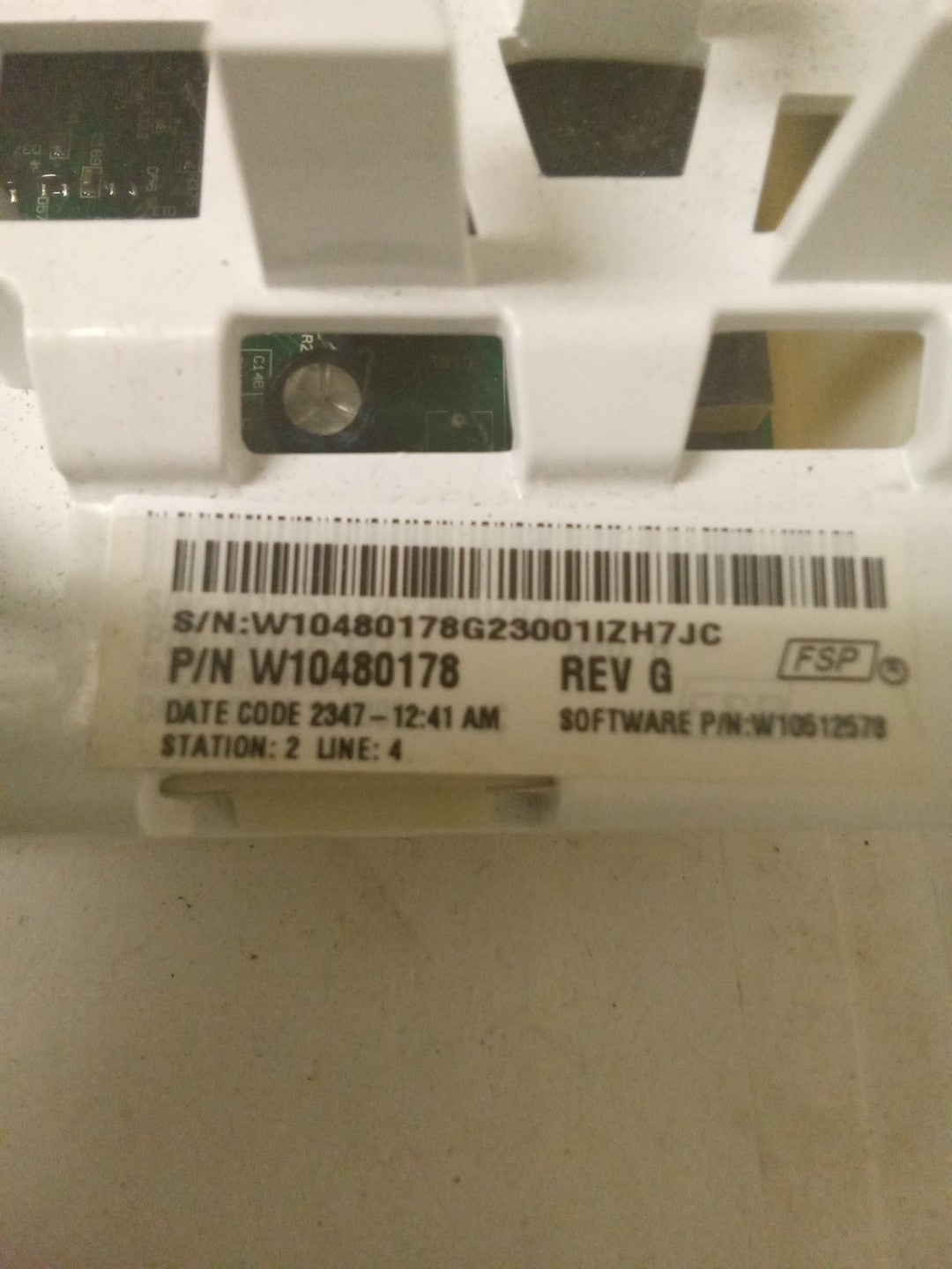 Whirlpool Washer Control Board W10480178 AMK-567