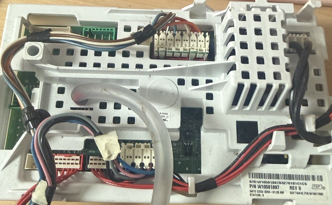 Used Whirlpool Washer W10581897 Main Control Board JB150