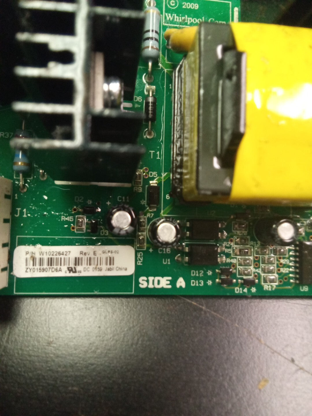 Whirlpool Fridge Control W10226427 AMK-208