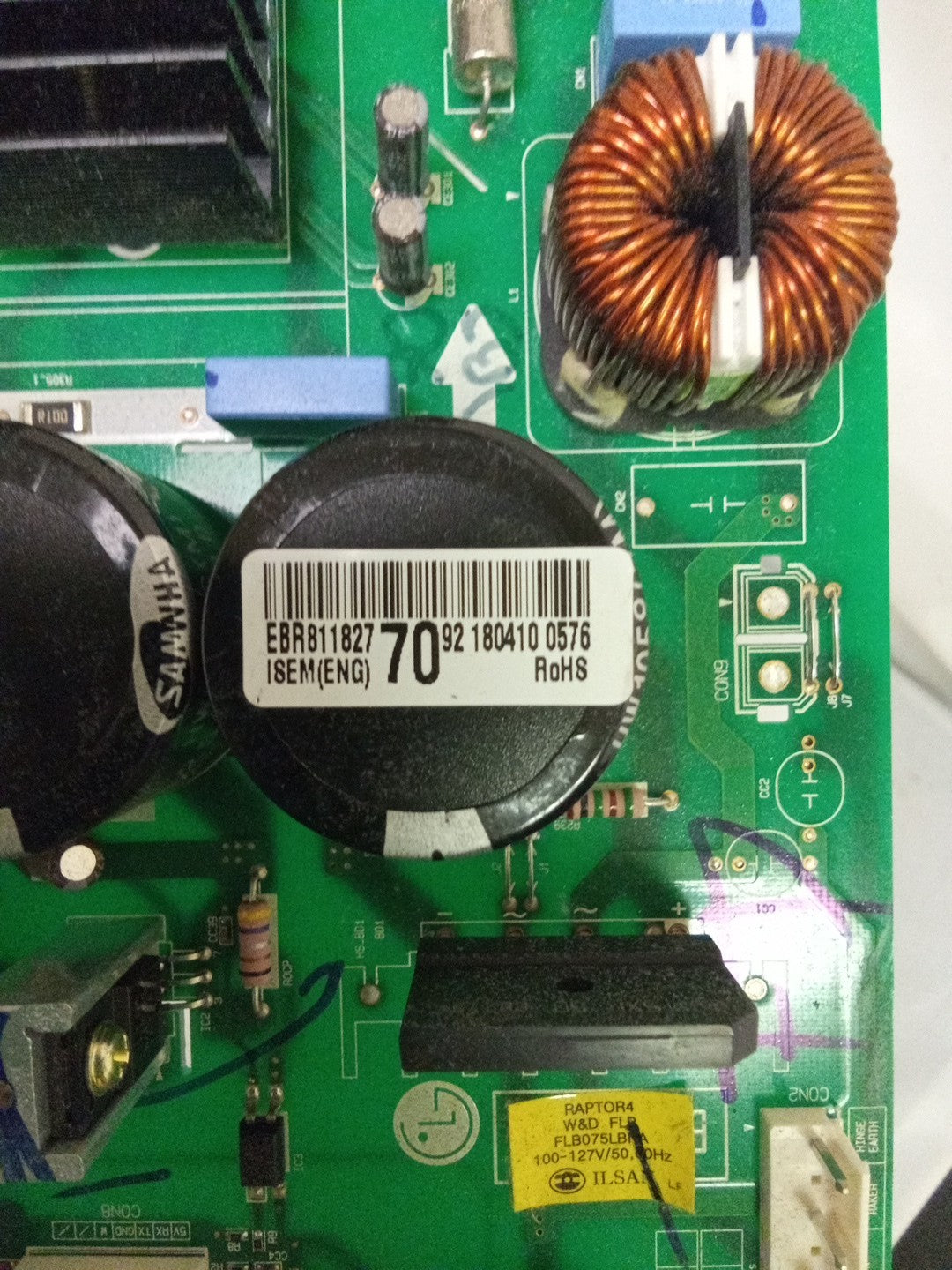 LG EBR81182770 Refrigerator Control Board AMK-404
